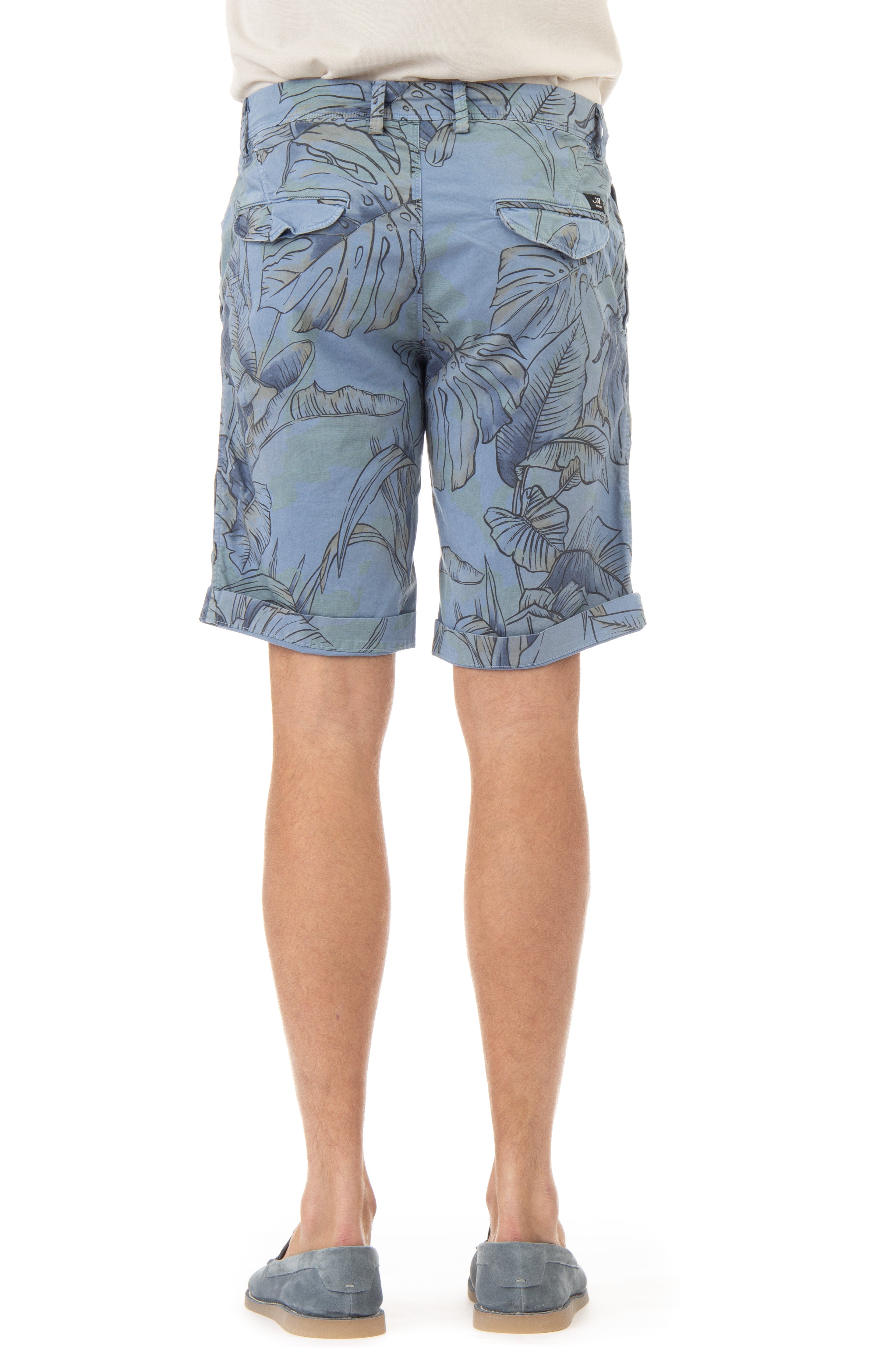 Cotton Bermuda shorts mod. eisenhower flower print