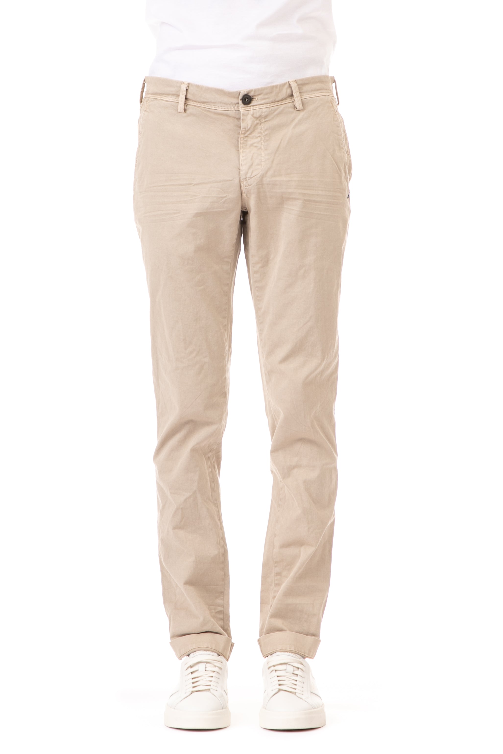 Pantalon en coton-lyocell modèle eisenhower