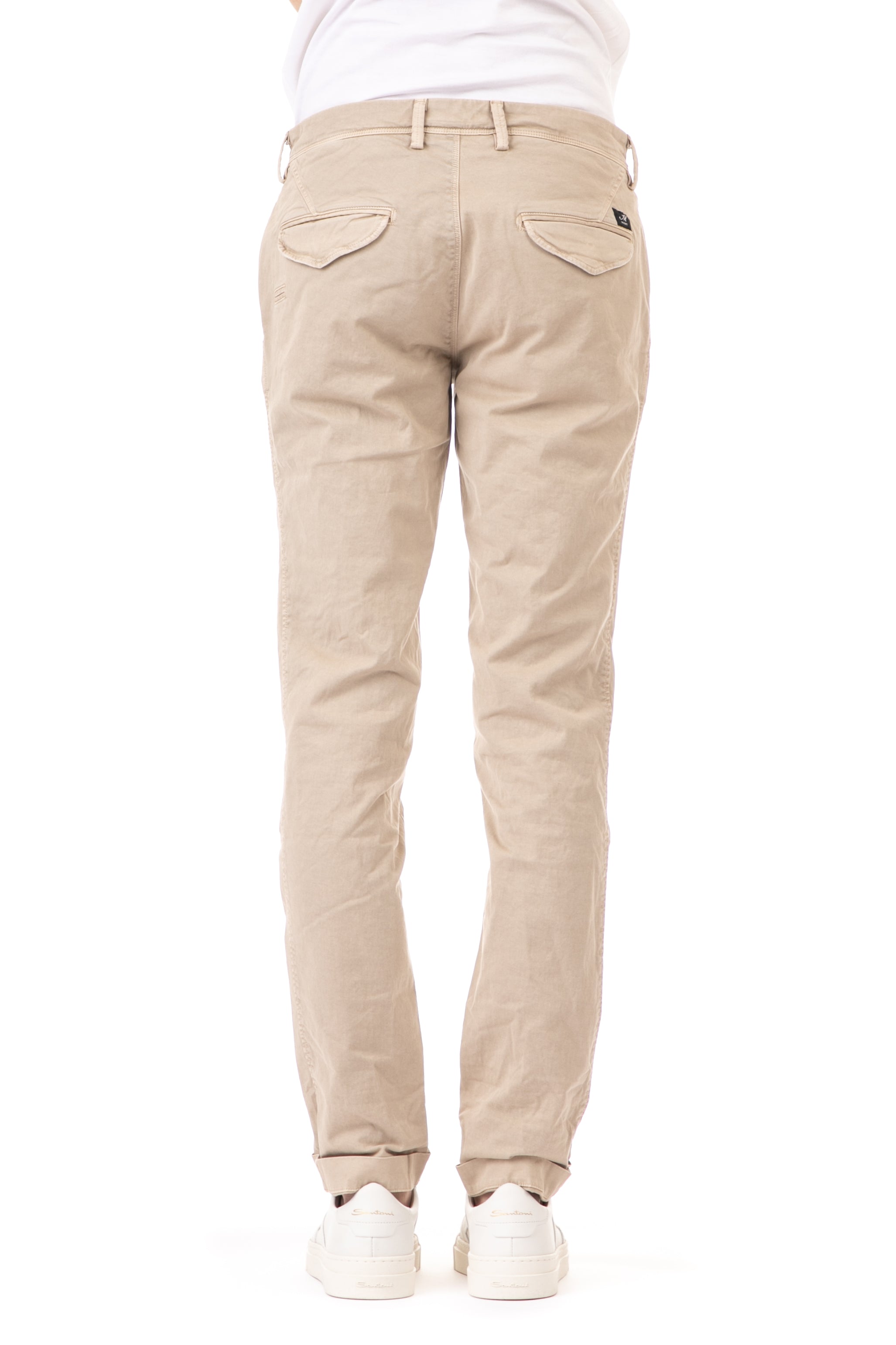Pantalone in cotone-lyocell modello eisenhower