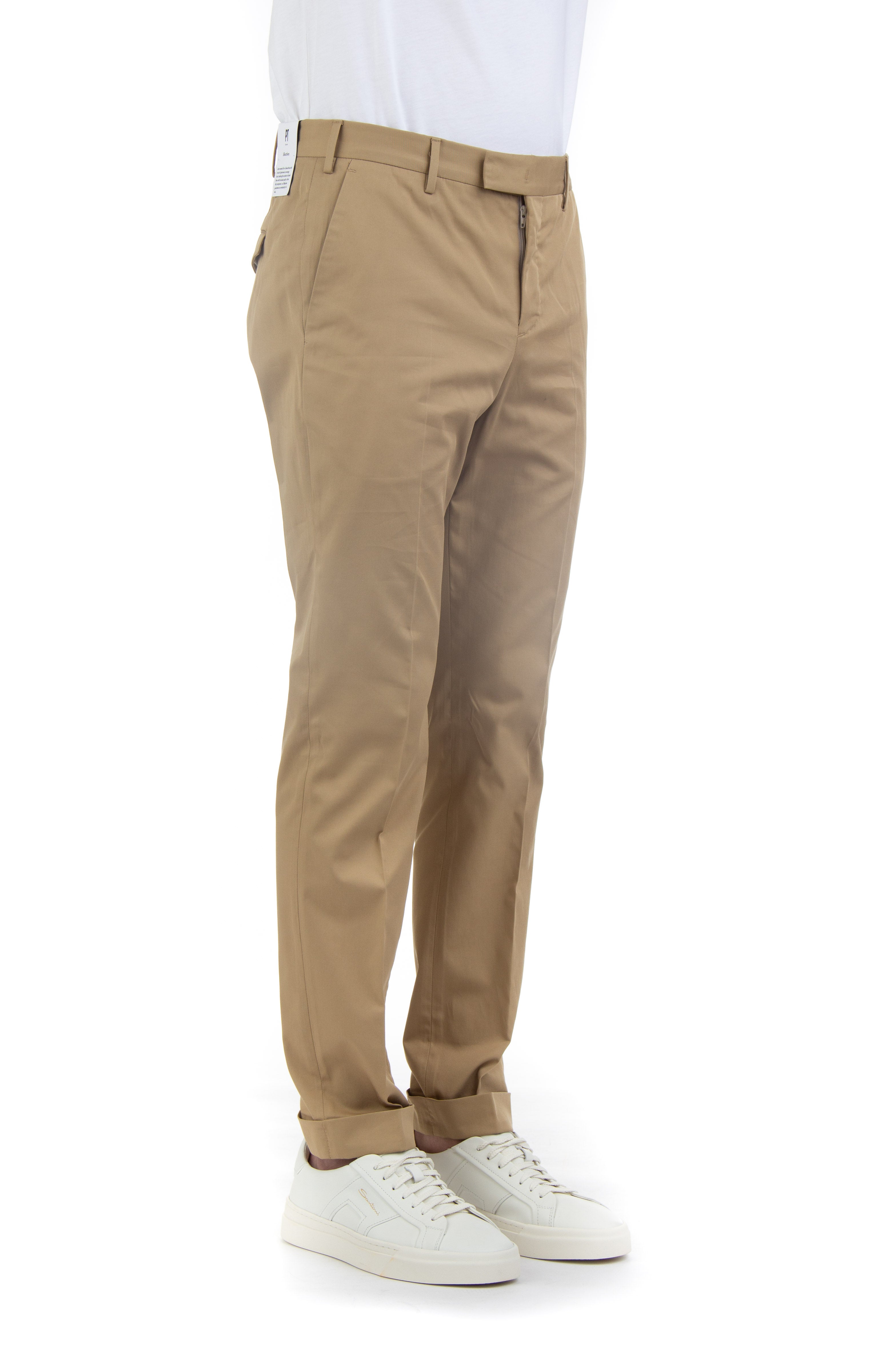 Master fit cotton-silk trousers