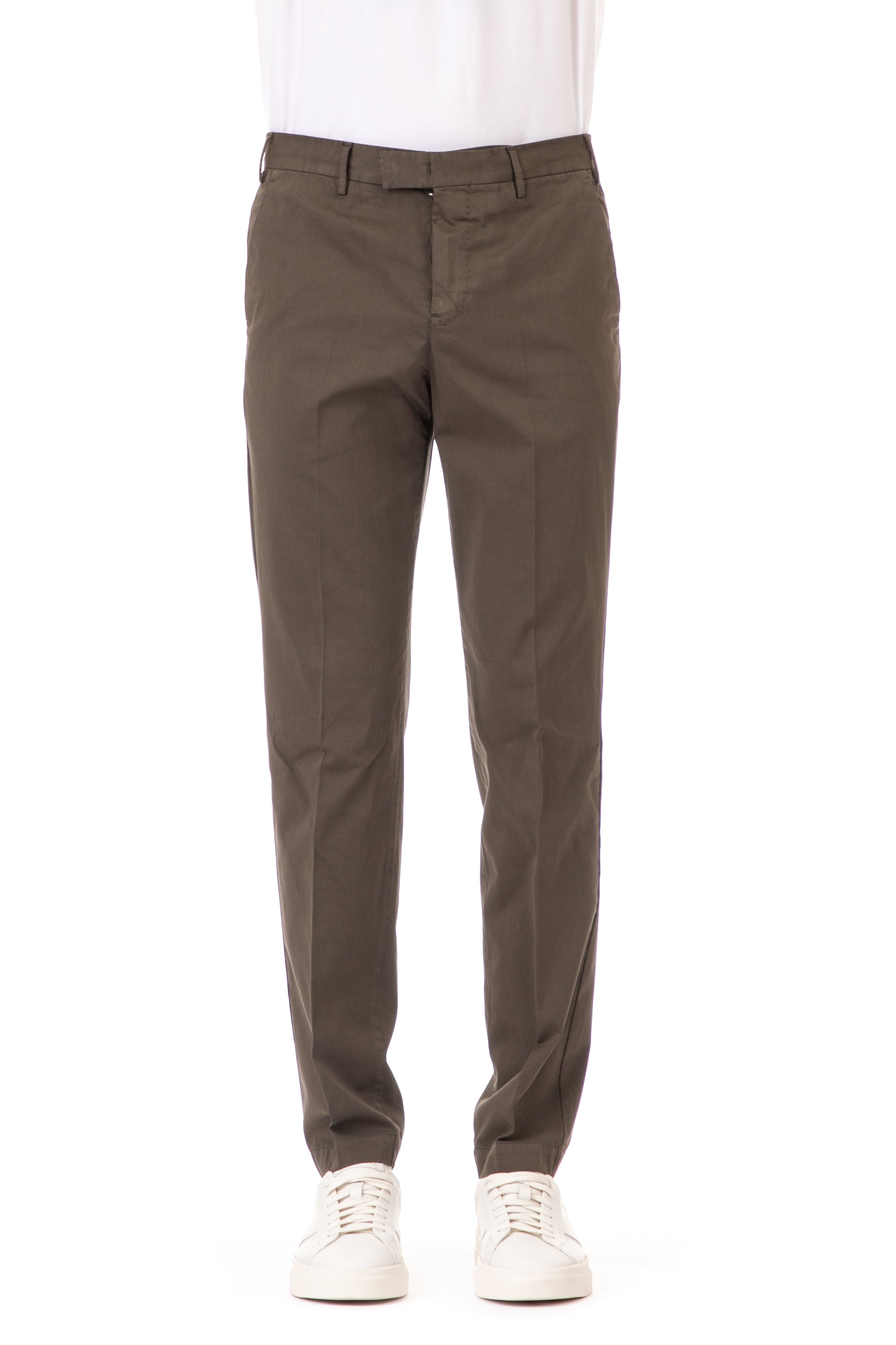 Master fit cotton-silk trousers