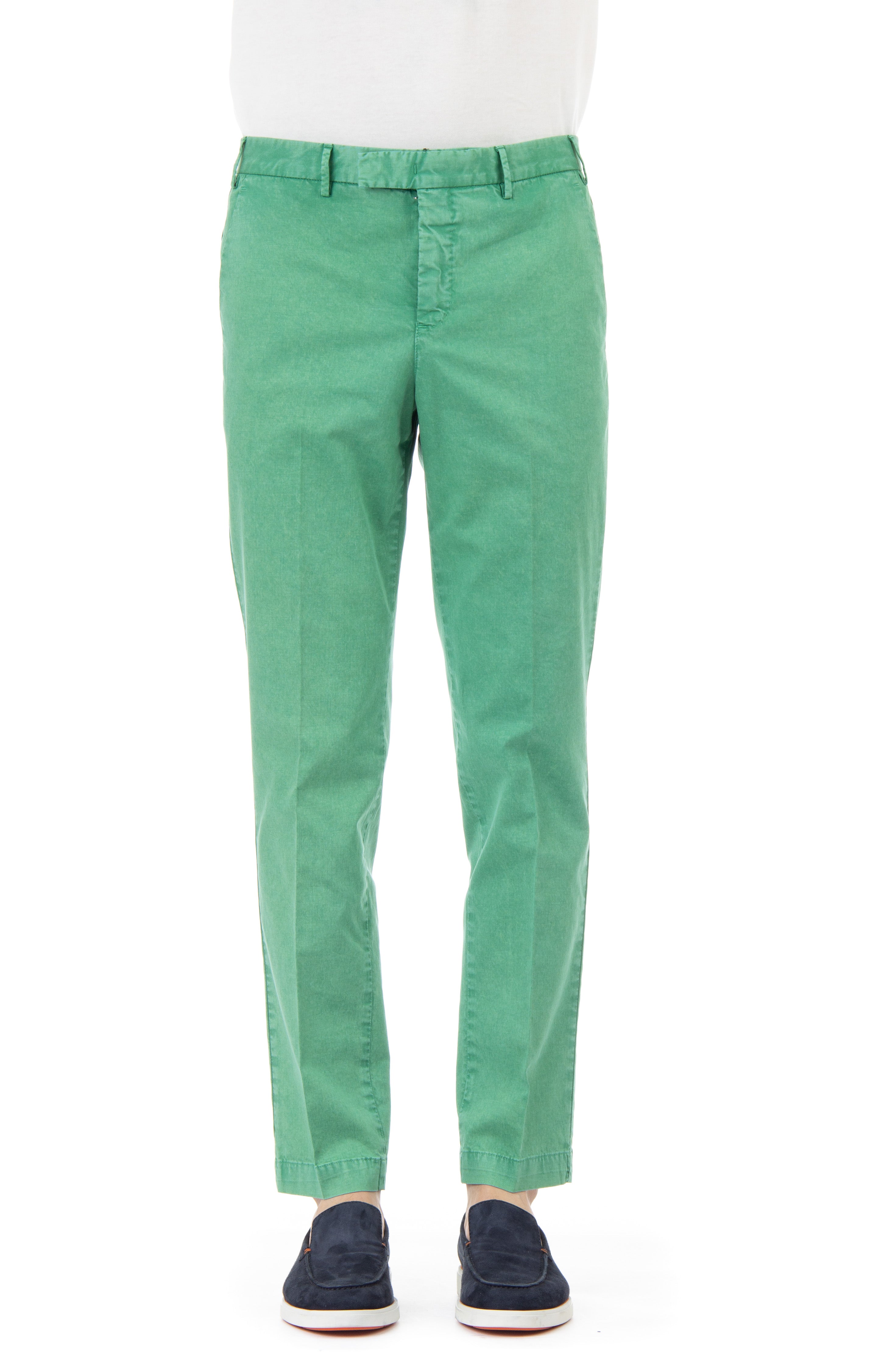 Master fit cotton-linen trousers