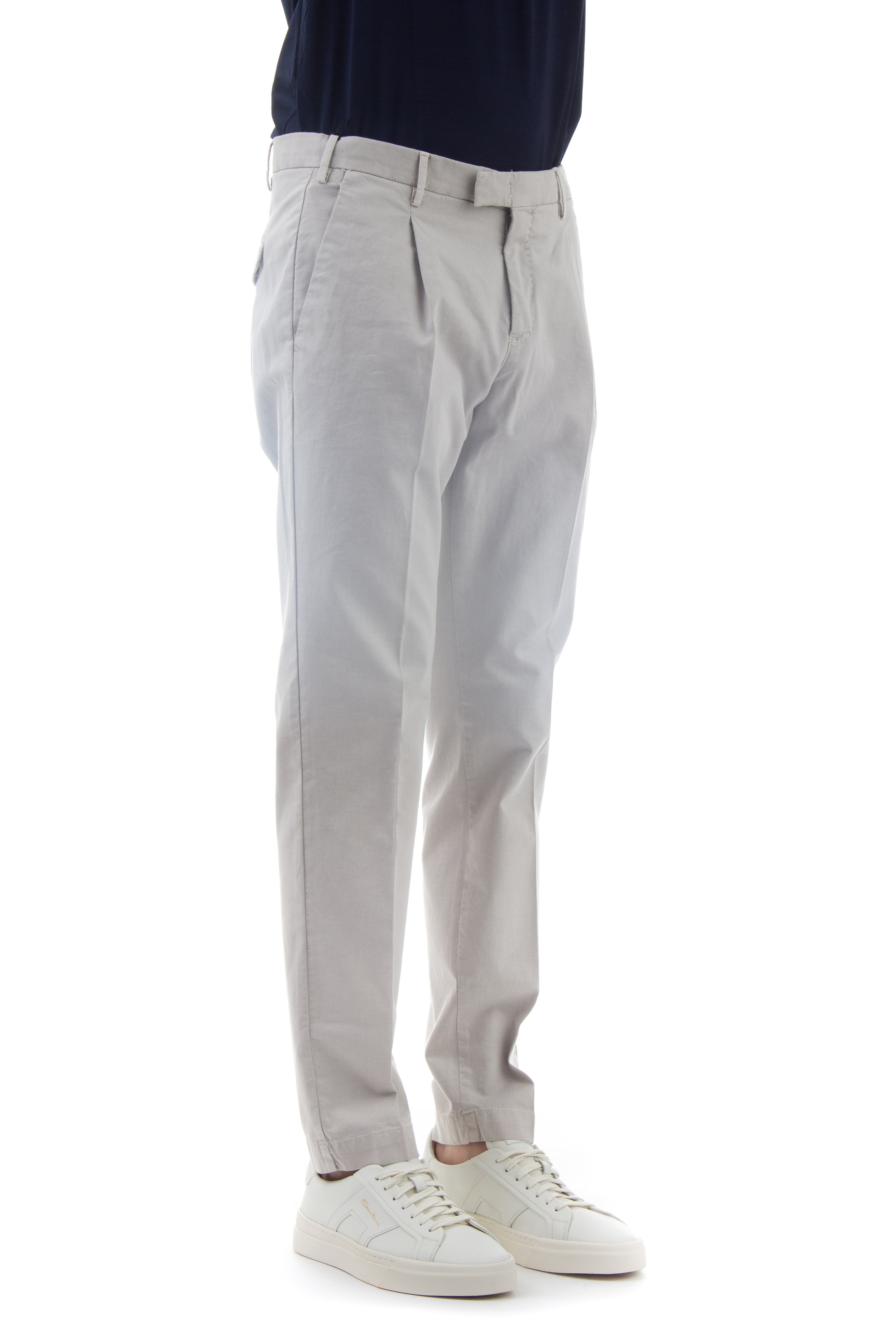 Master fit faded stretch cotton trousers