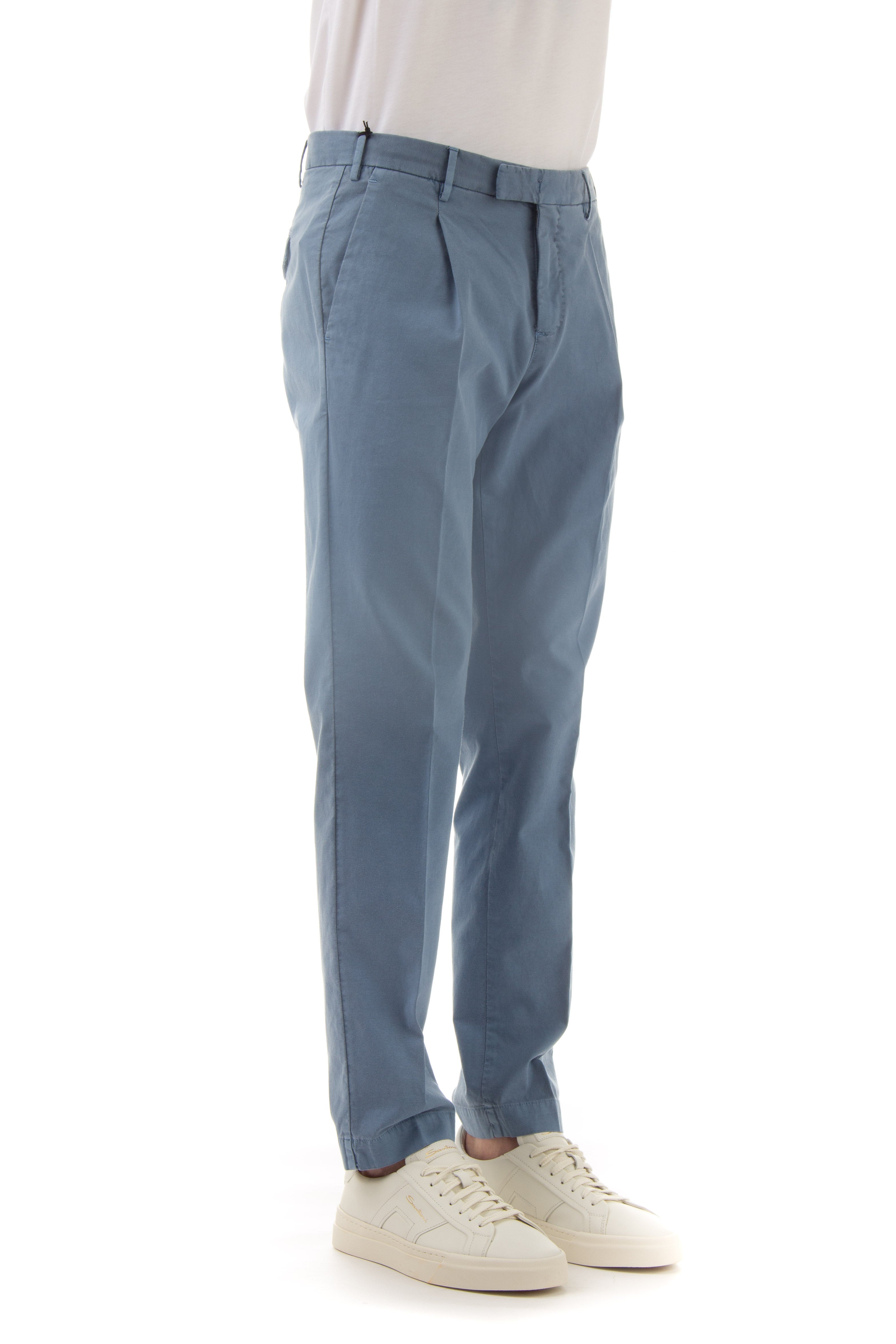 Pantalone in cotone delave' stretch master fit