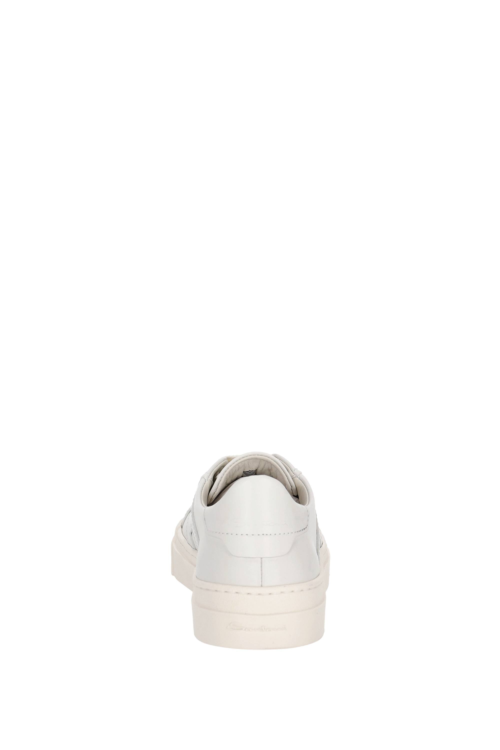 Santoni Sneaker in pelle Double Buckle MBGT21779PNNGXWH I20 