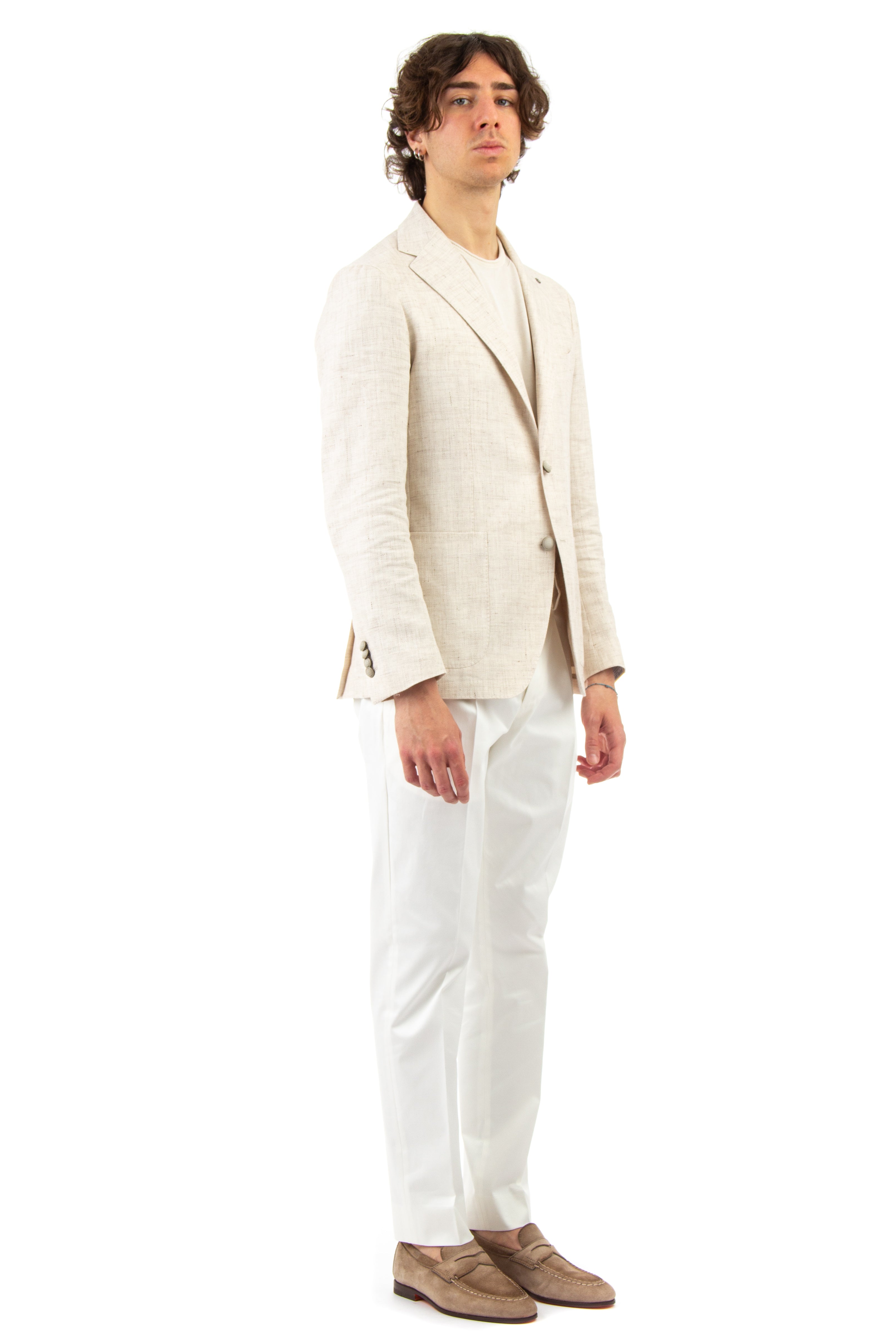 Montecarlo linen-cotton jacket
