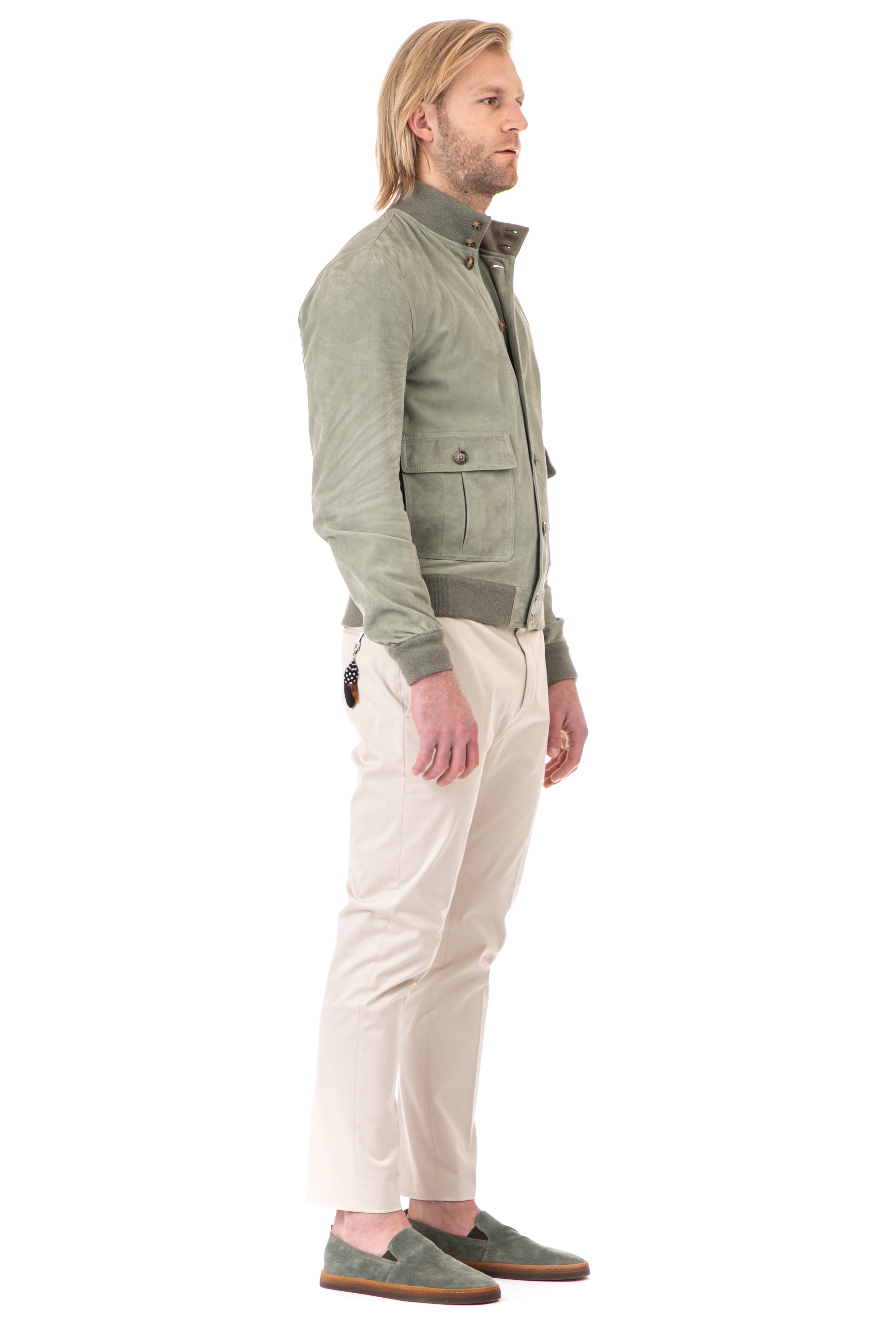 Unlined supersoft suede jacket