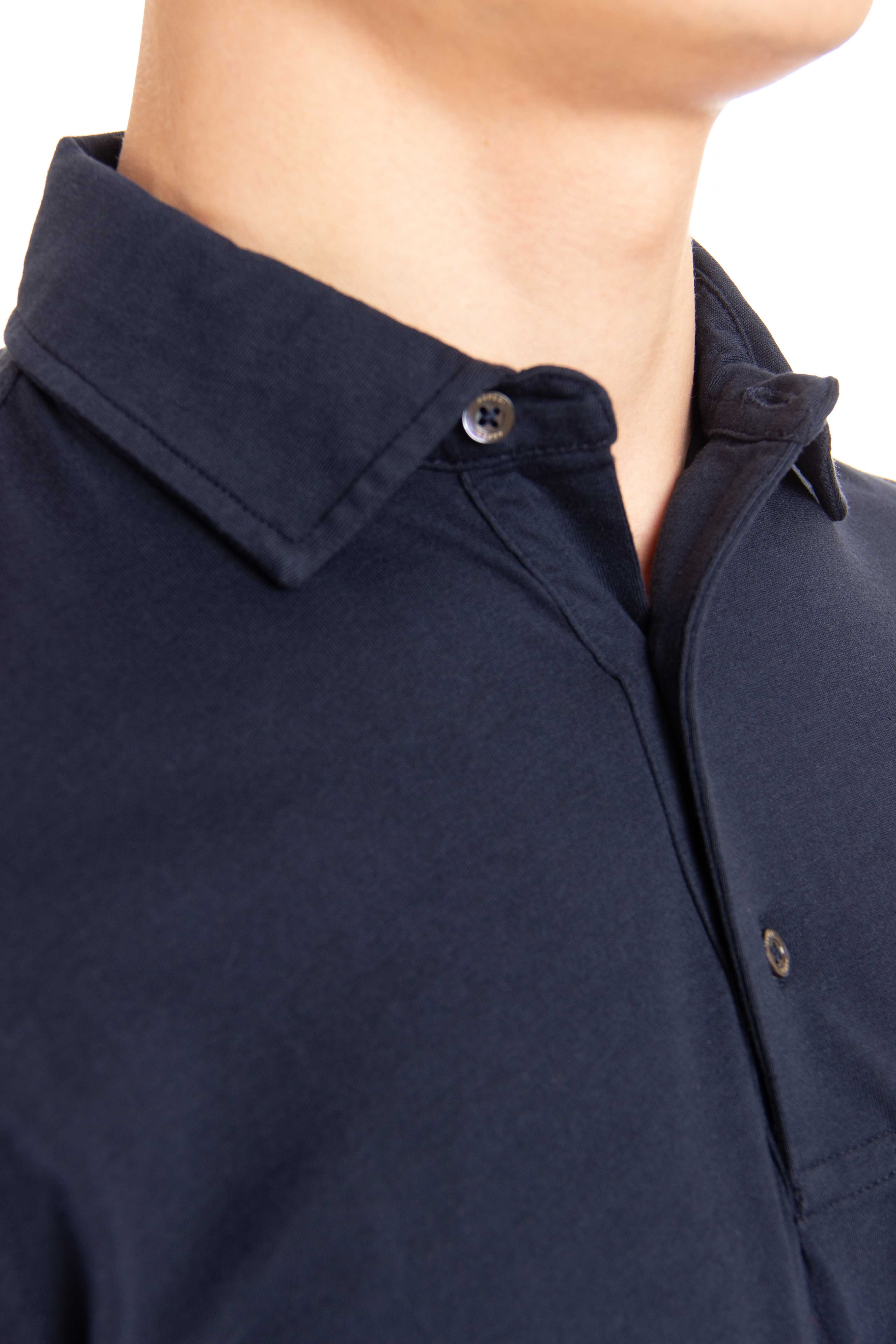 Poloshirt aus Baumwolljersey