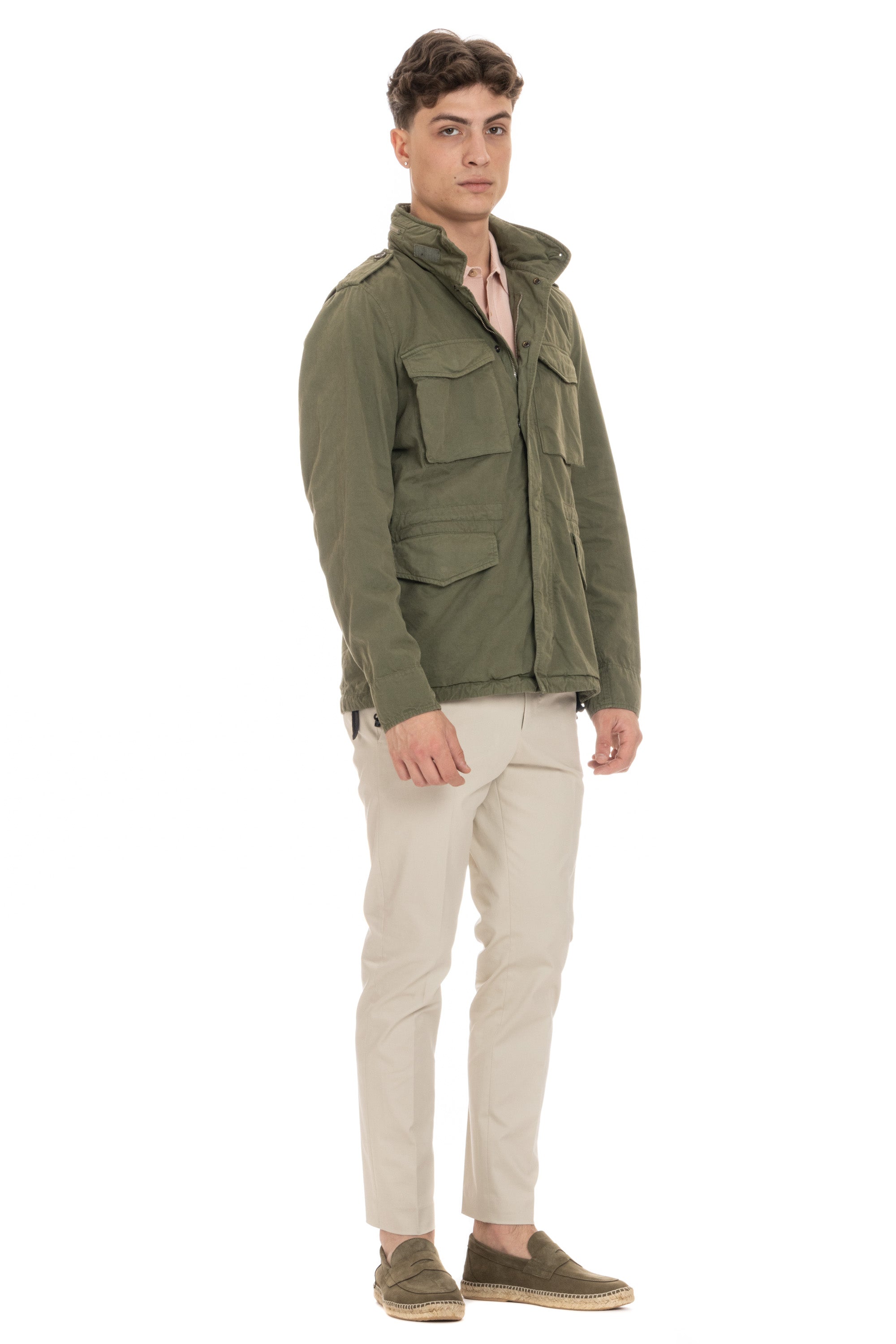 Field jacket in cotone