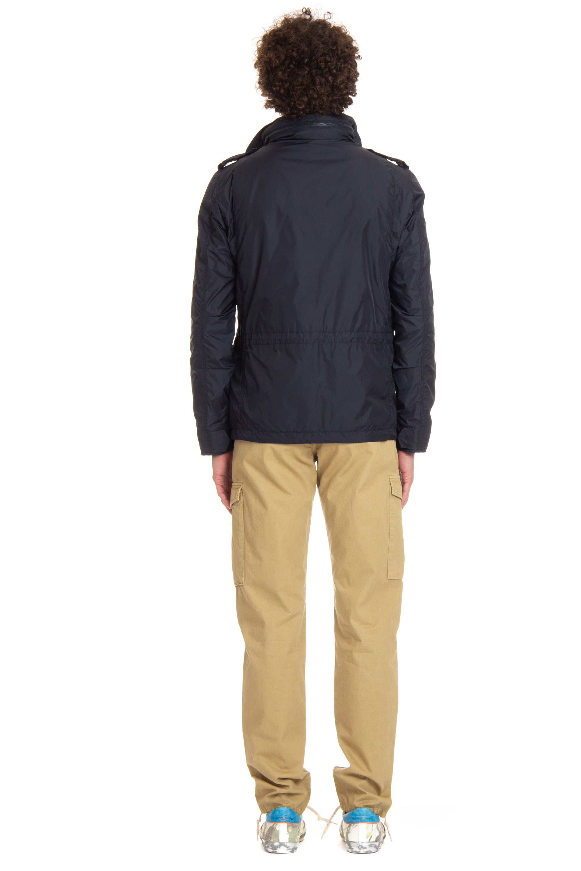 Giubbino field jacket in nylon superlight