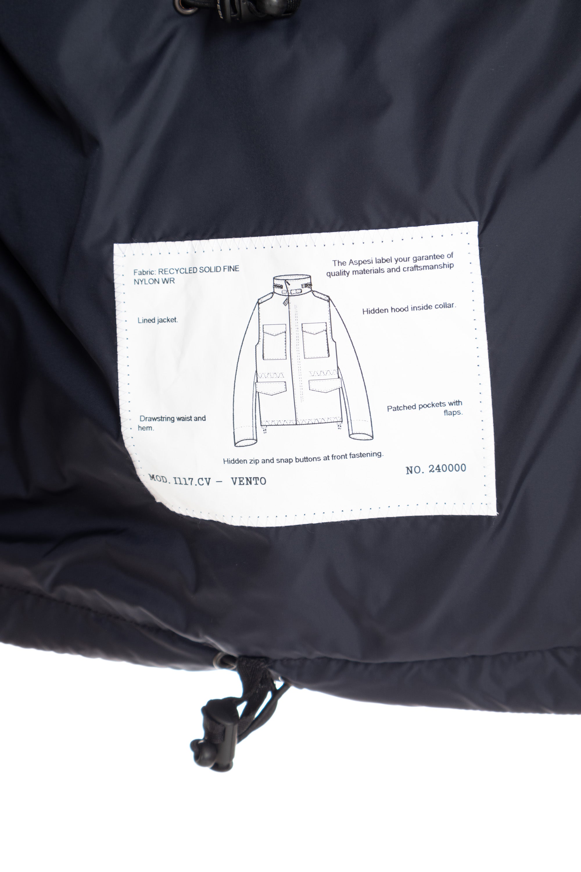 Superlight nylon field jacket