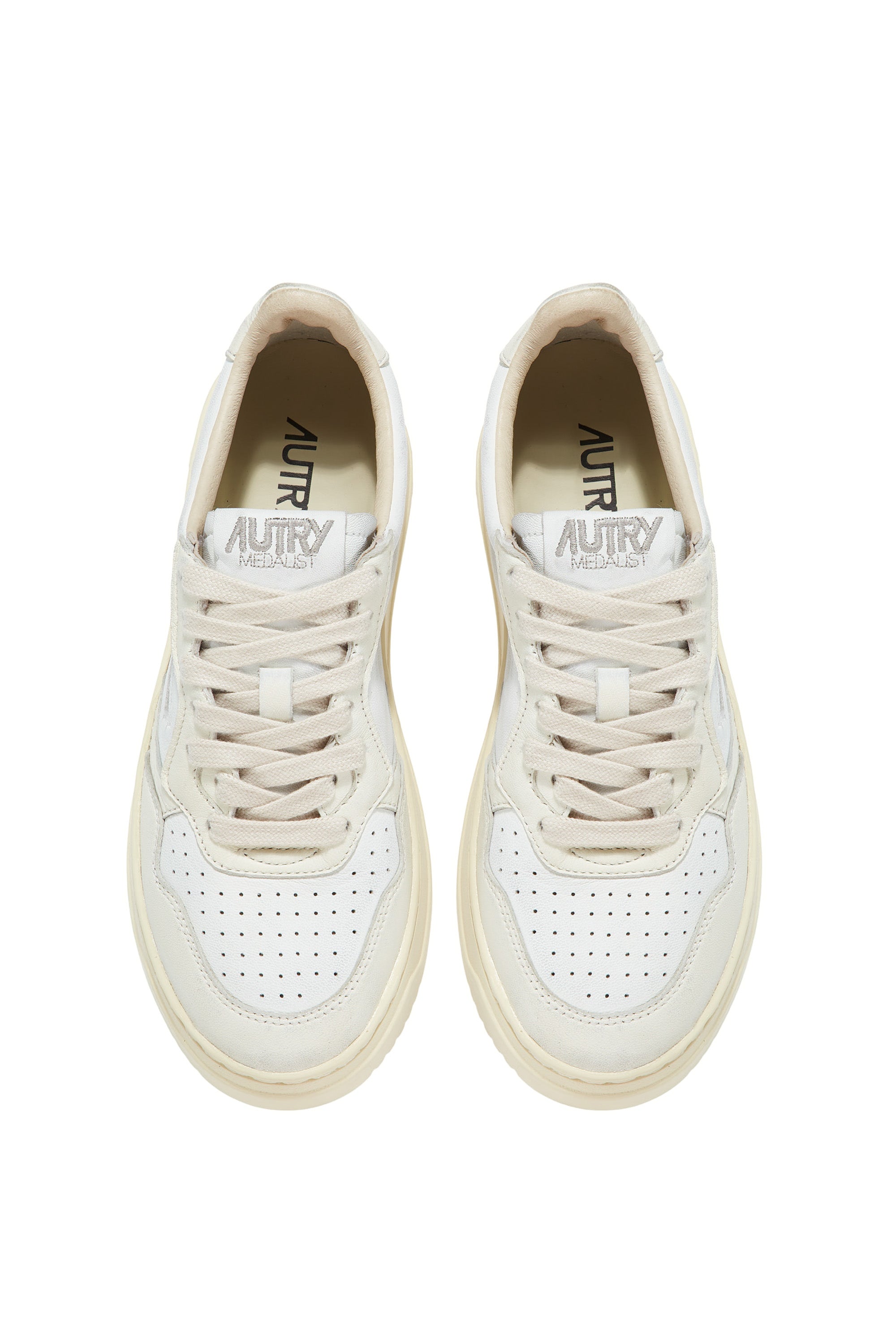 Sneaker donna Medalist bicolor soft in pelle di capra