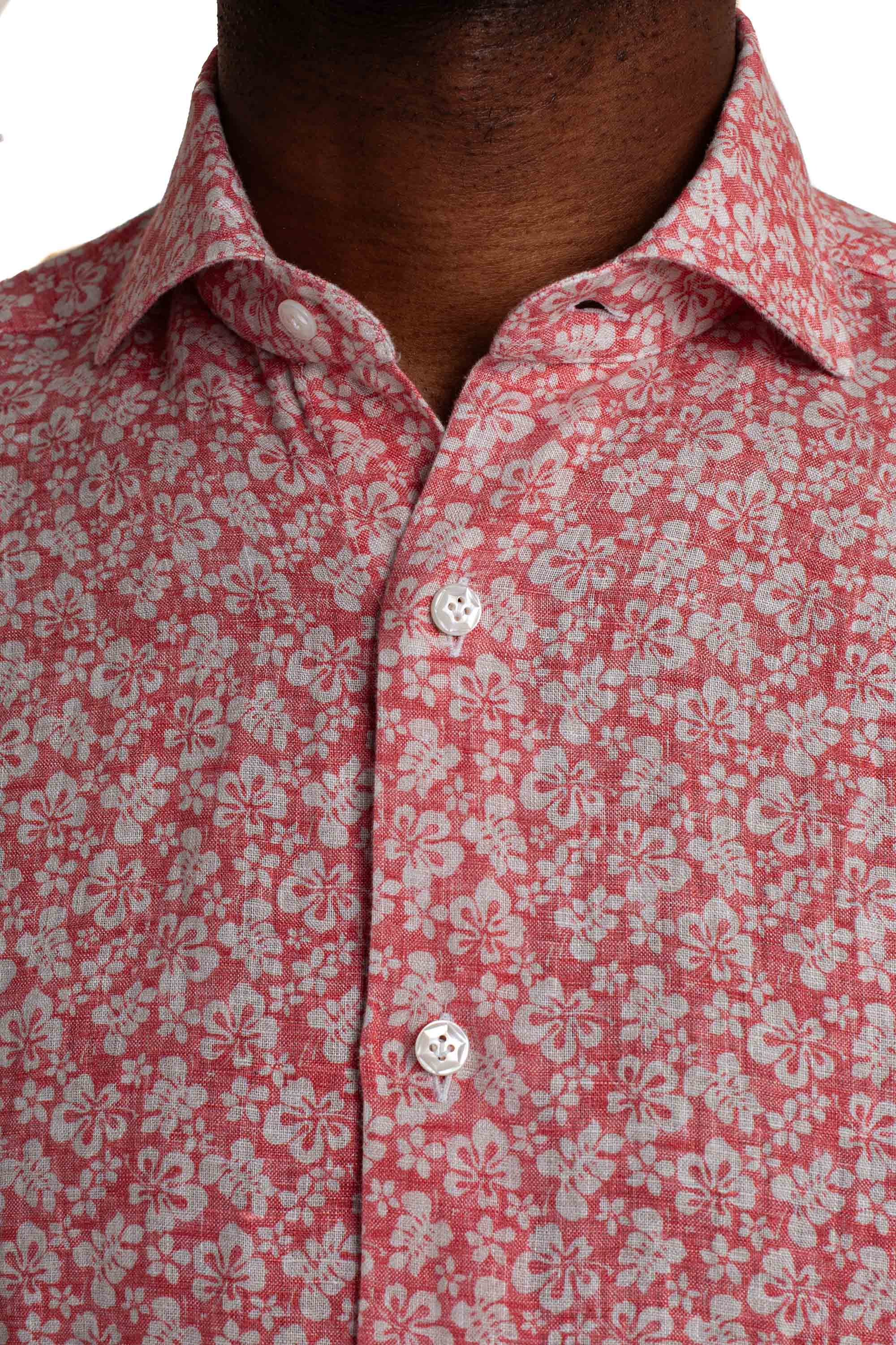 Floral linen shirt Dandylife line