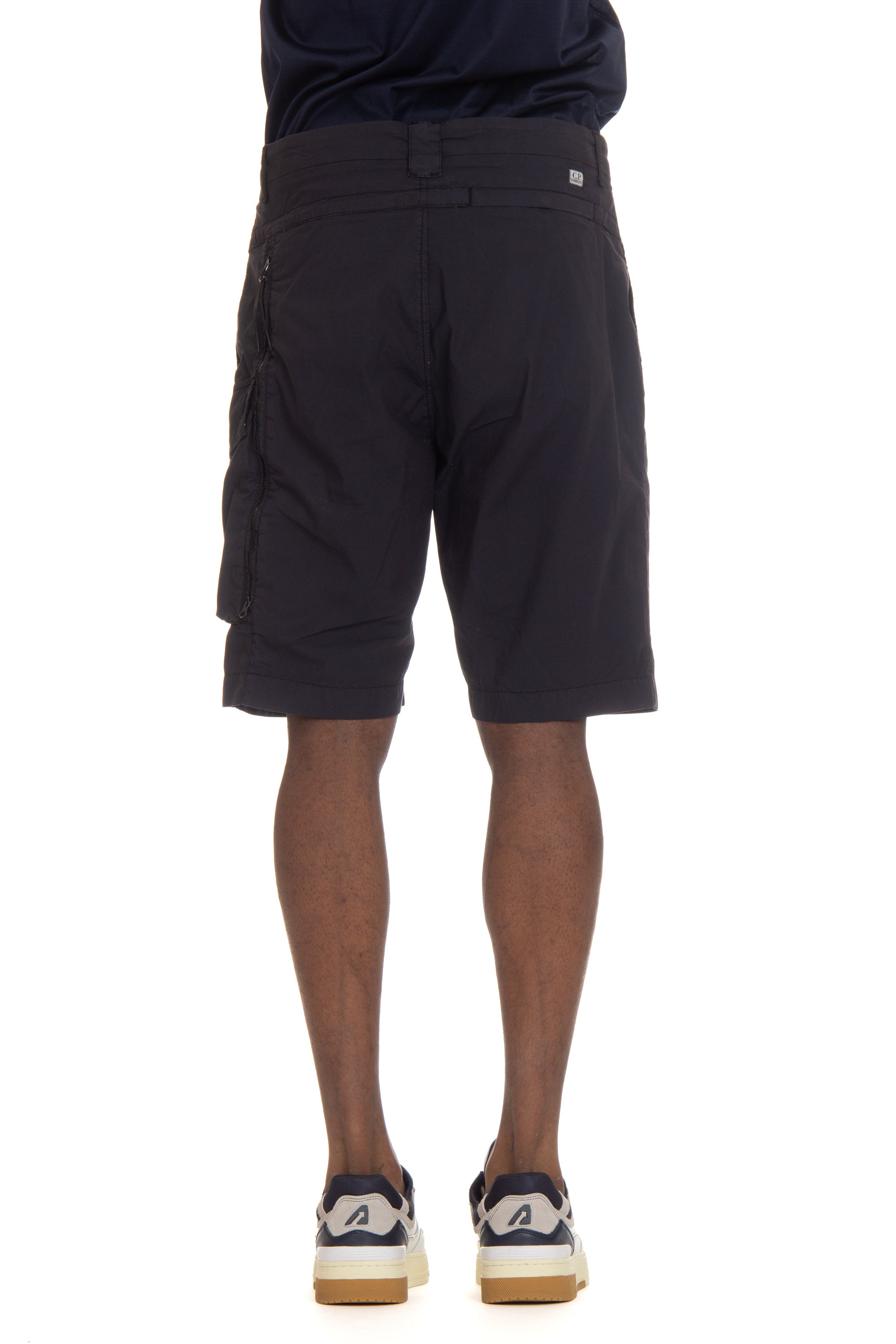 Cargo-Bermudashorts aus Baumwoll-Nylon mit Fadenzahl 50