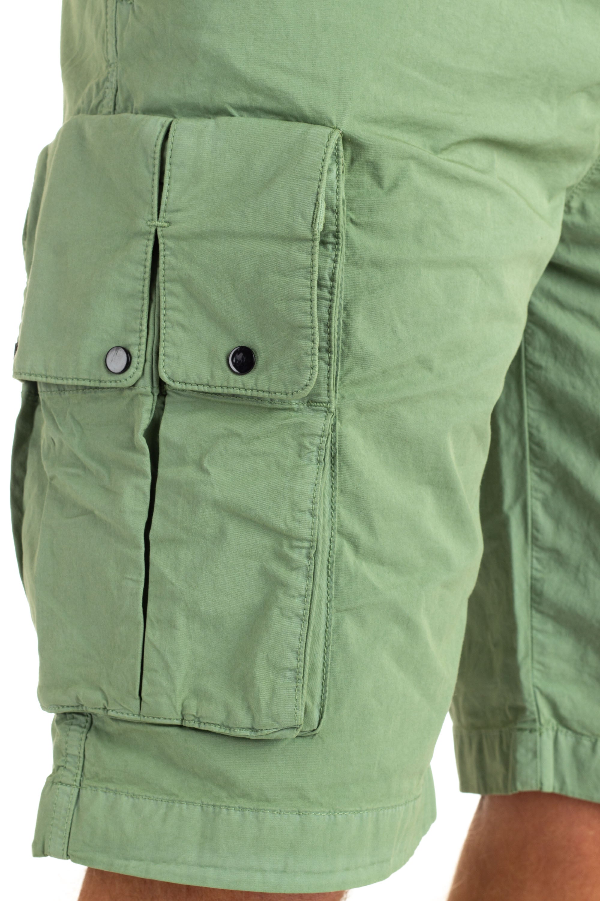 Bermuda en coton twill cargo