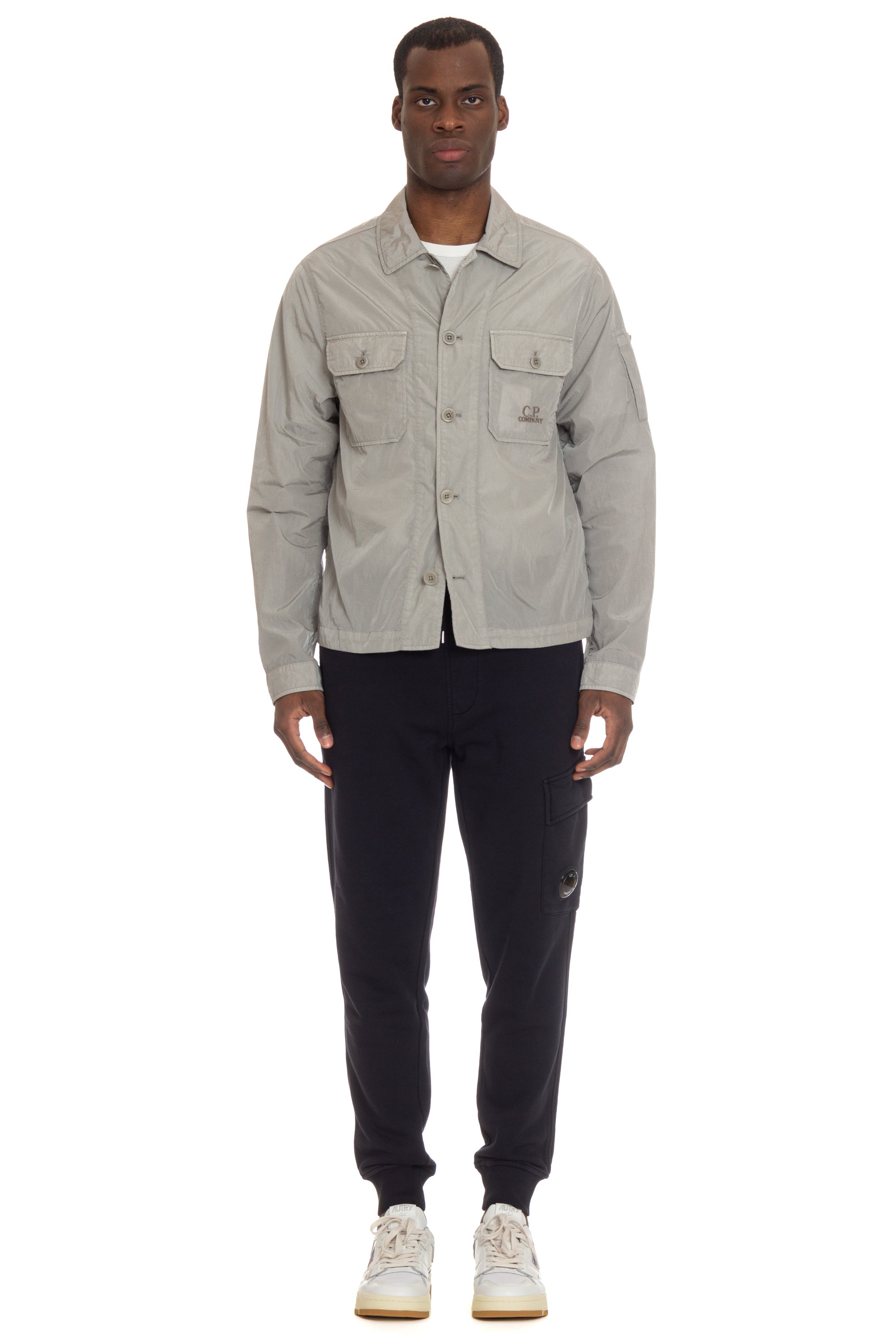 Overshirt in nylon Chrome-R