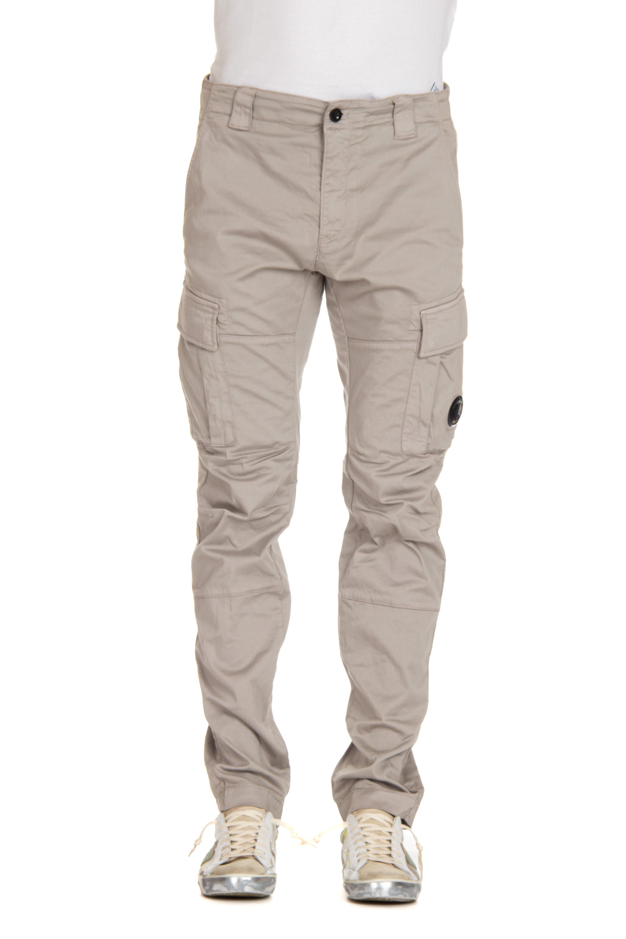 Cargo trousers in cotton sateen