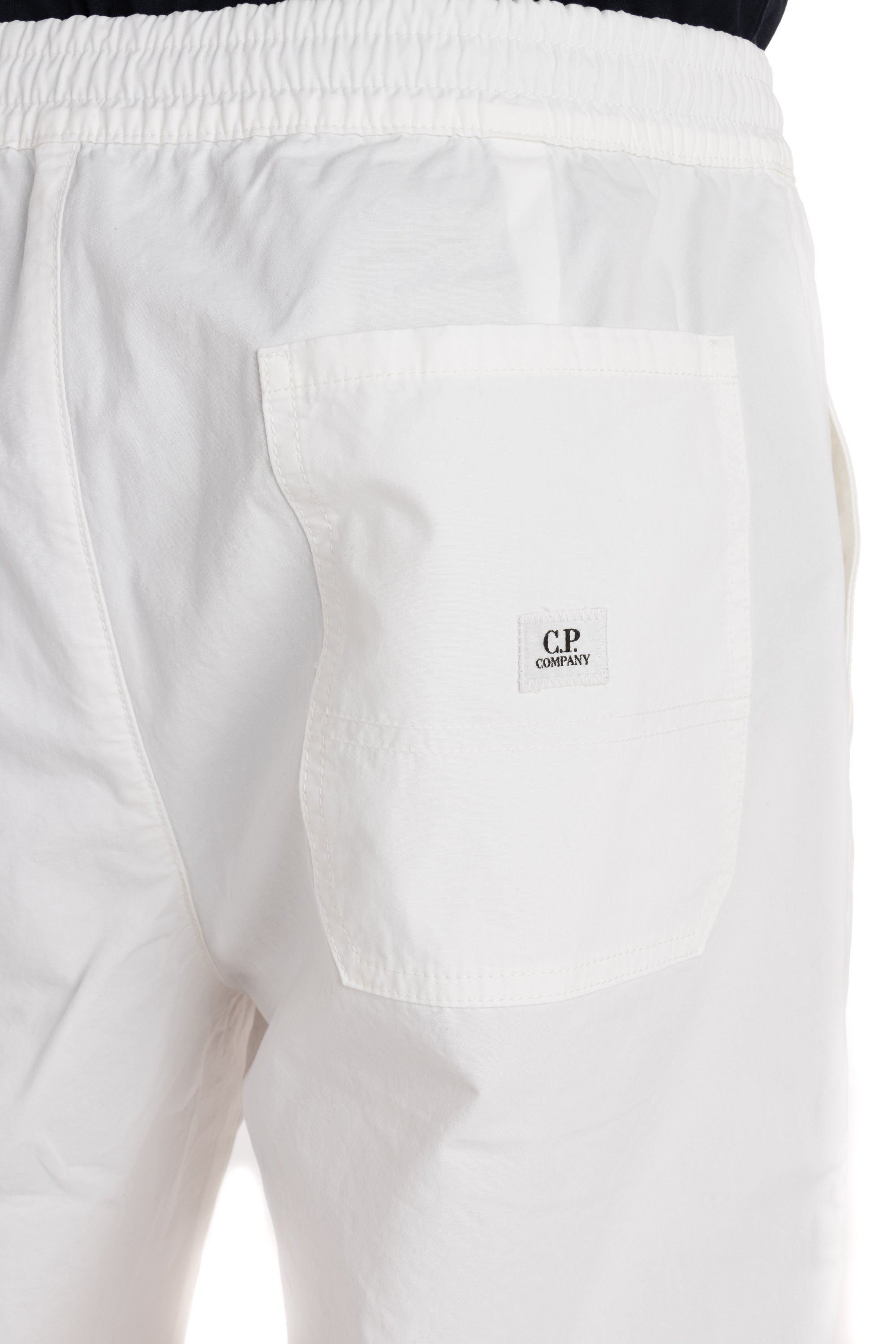 Cotton trousers with drawstring