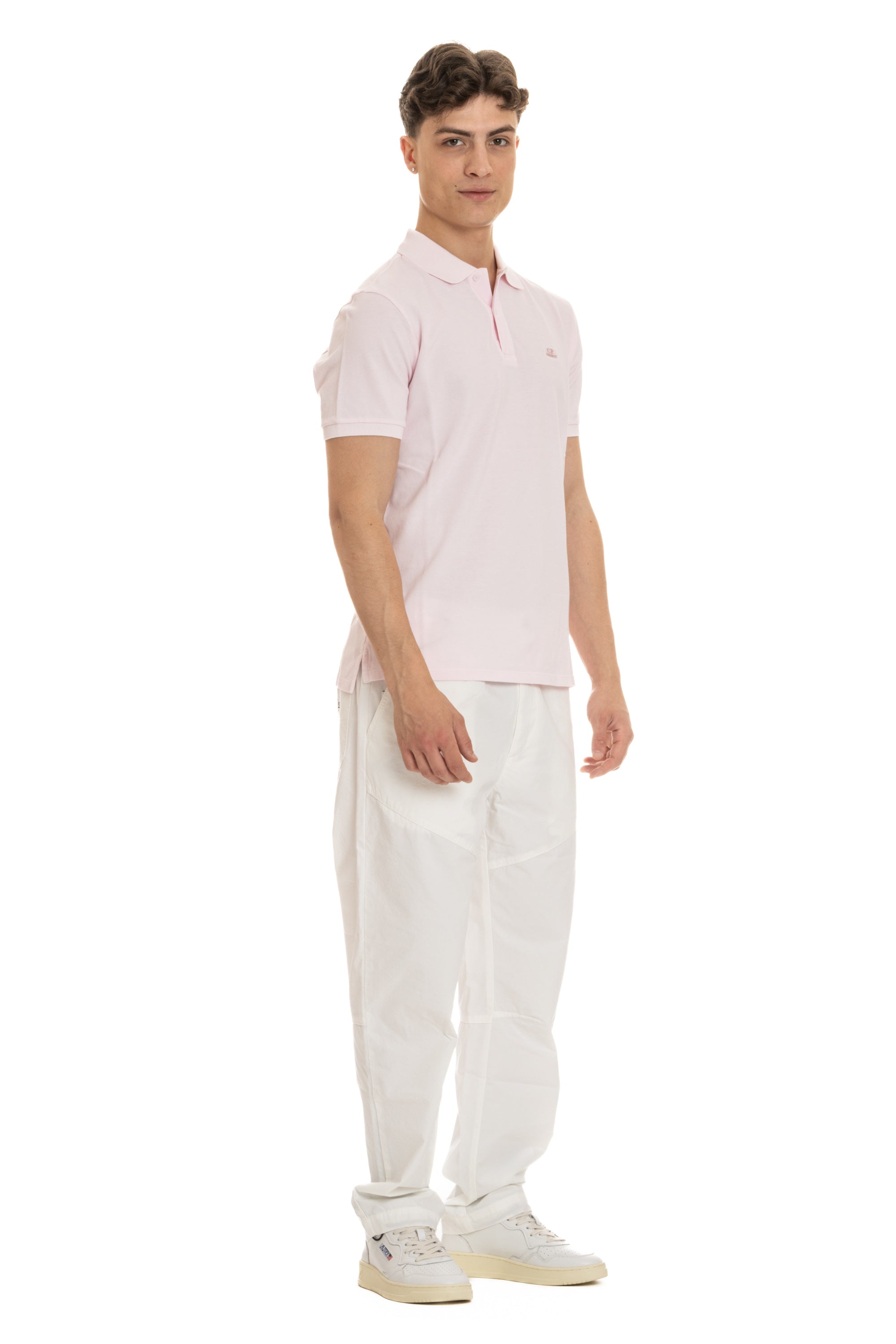 Regular fit cotton pique polo shirt