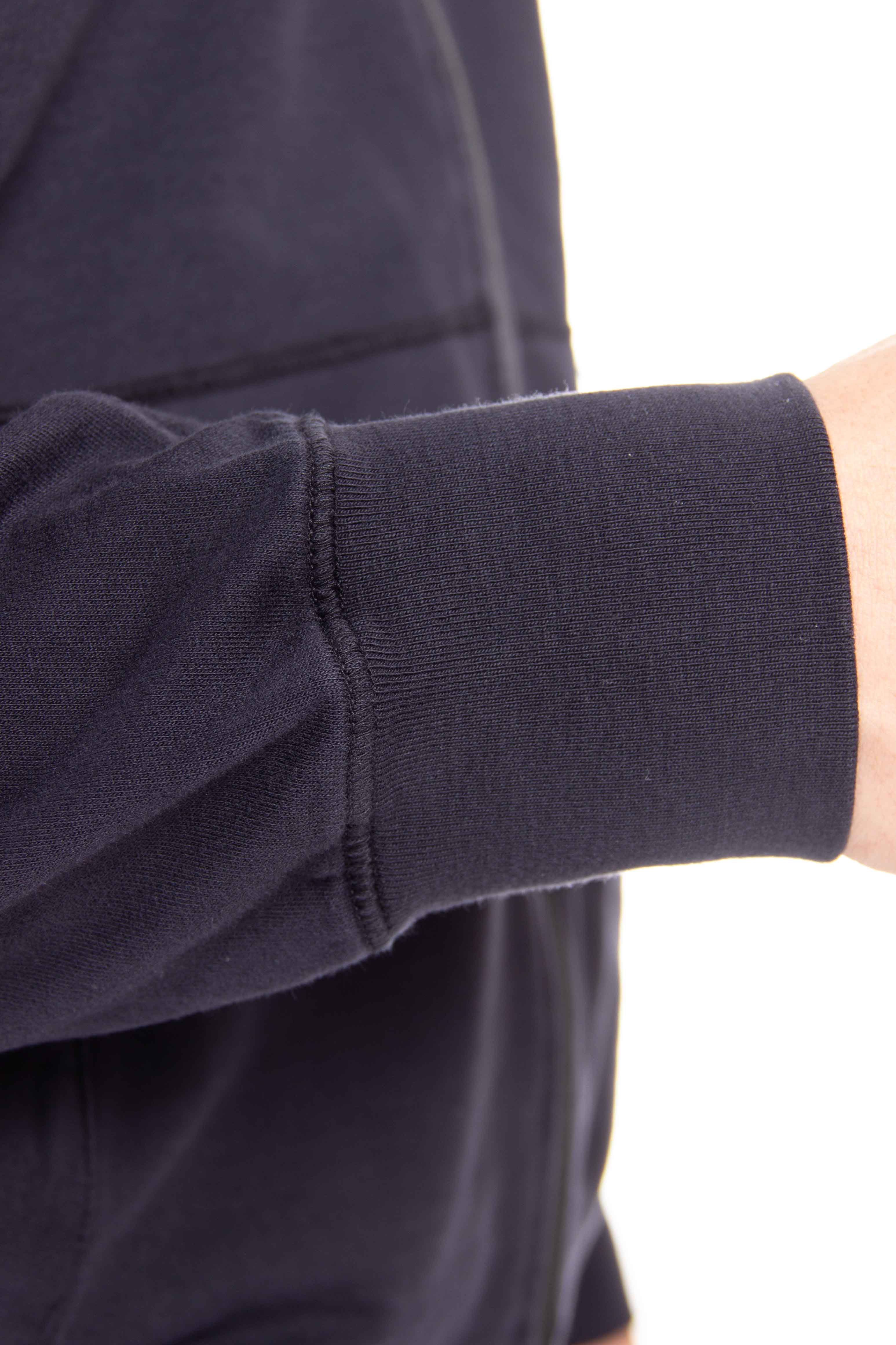 Full zip sweatshirt in light cotton