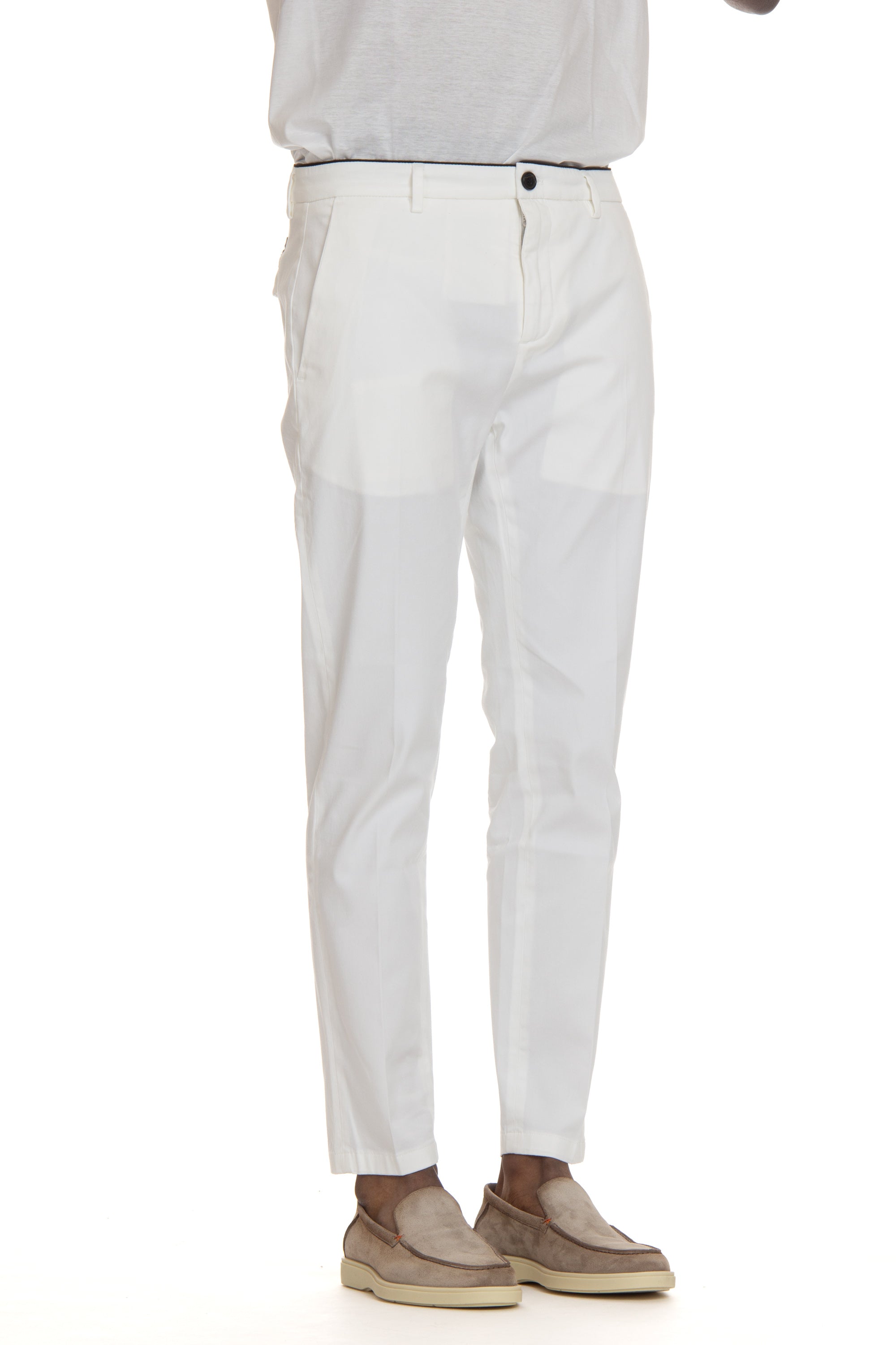 Cotton chino trousers mod. Prince