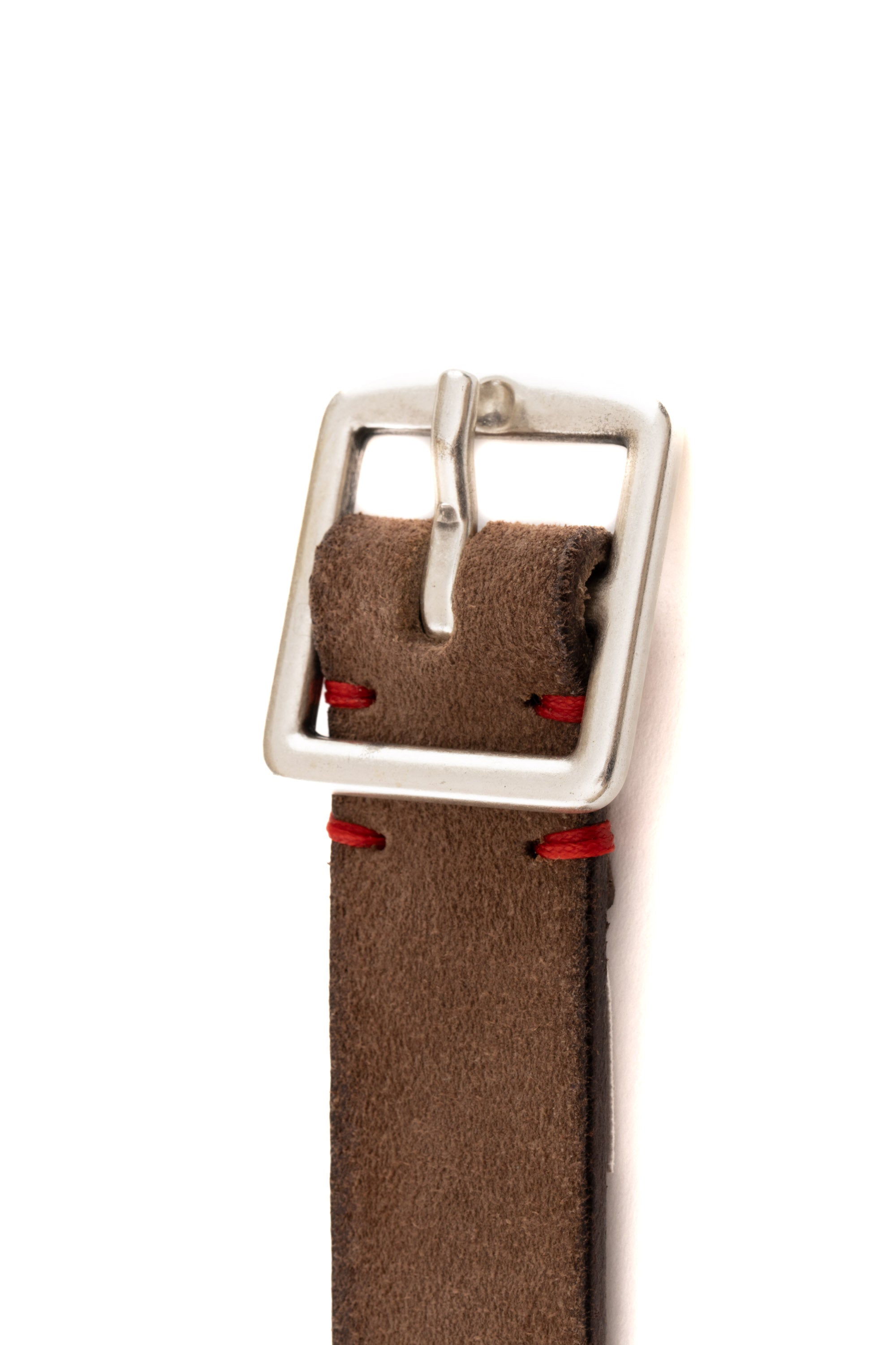 Low suede belt