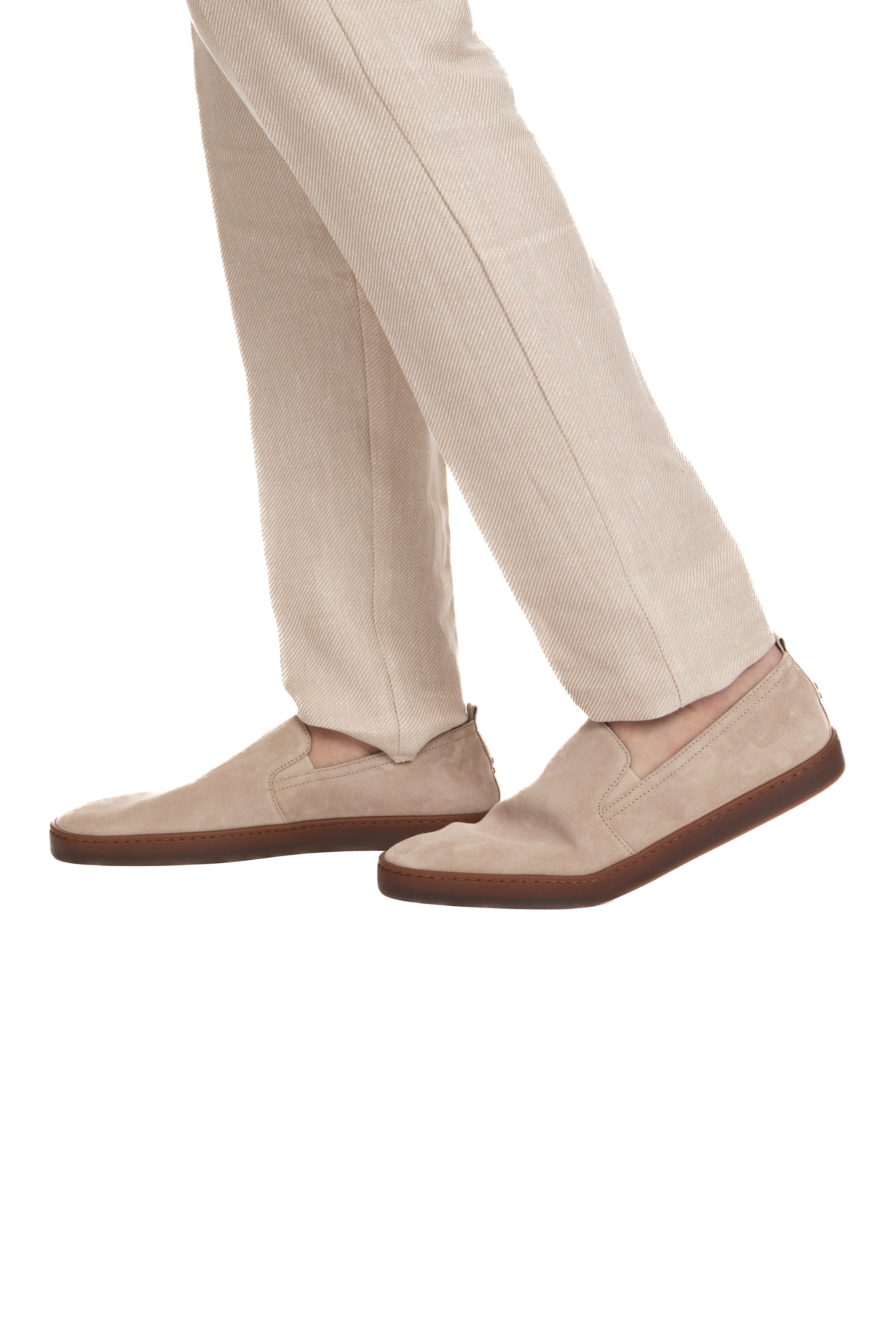 Espadrilles aus Wildleder mit flexibler Sohle, Mod. Rhodos