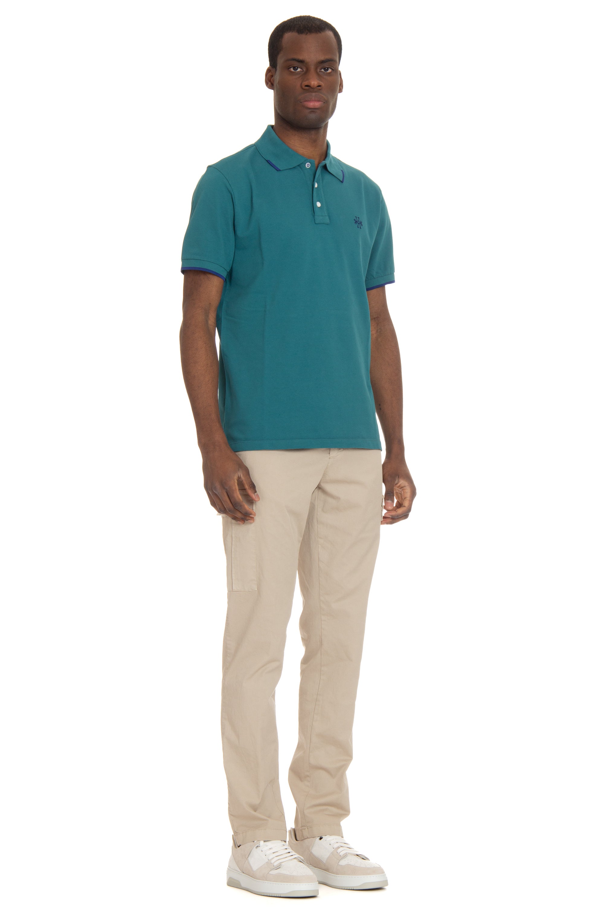 Cotton pique polo shirt