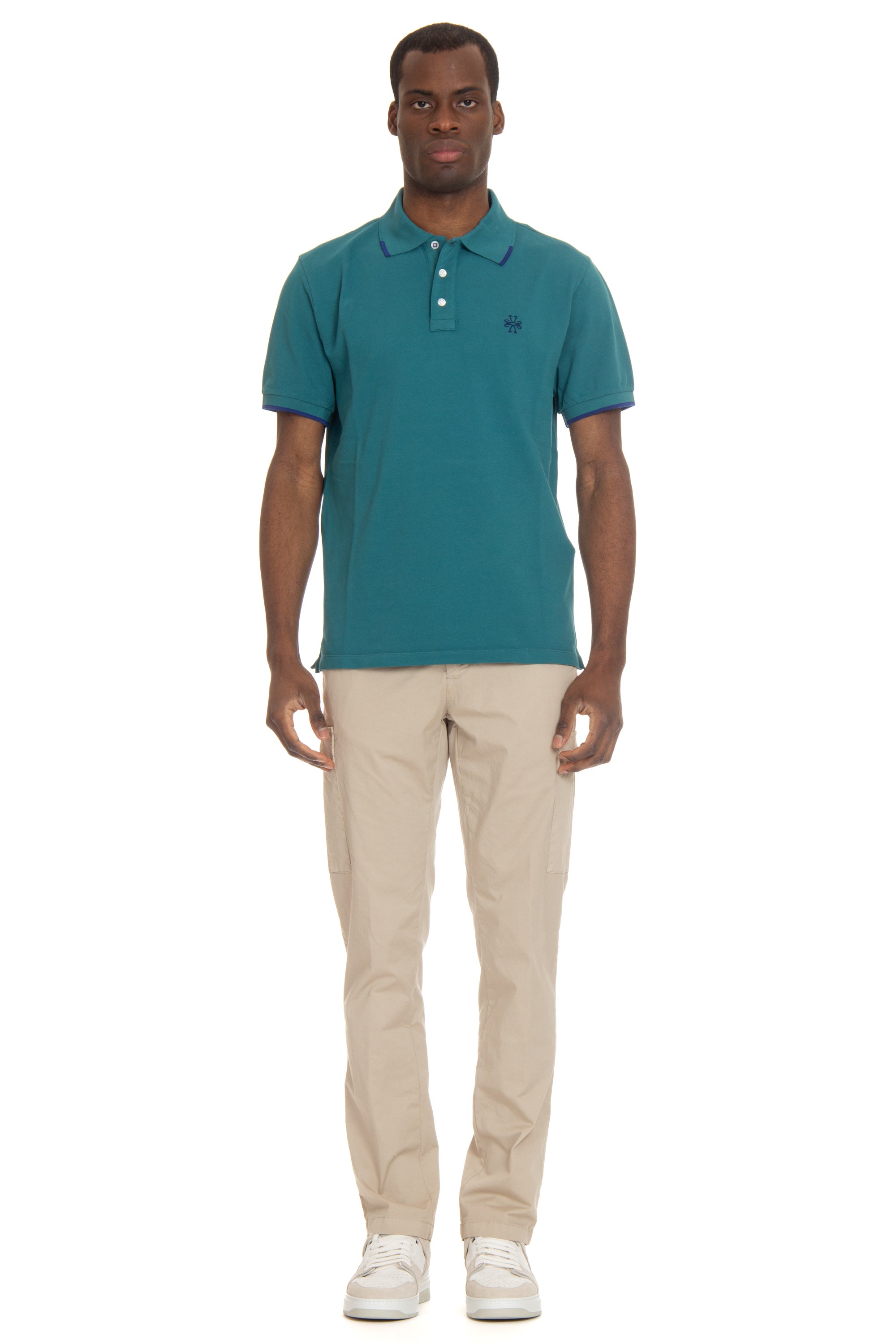 Cotton pique polo shirt