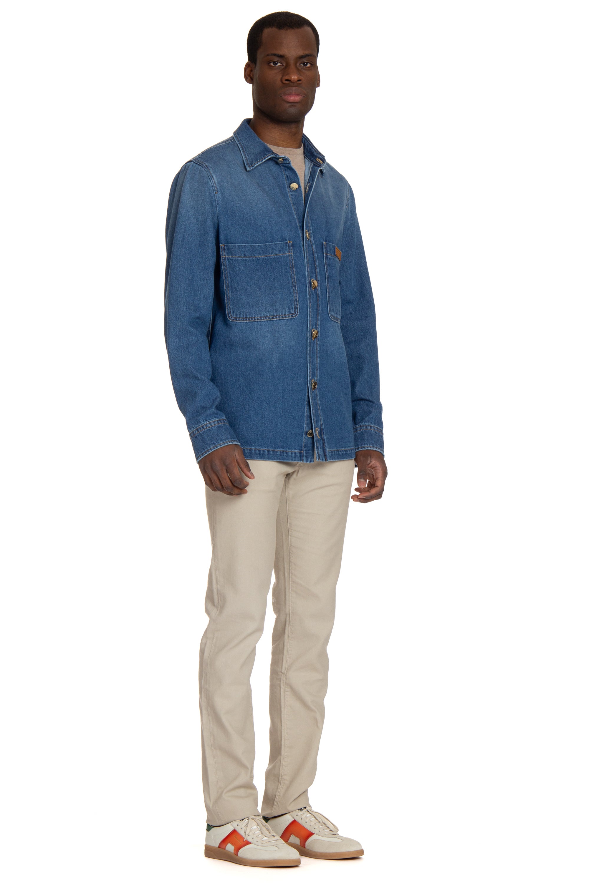 Overshirt in denim