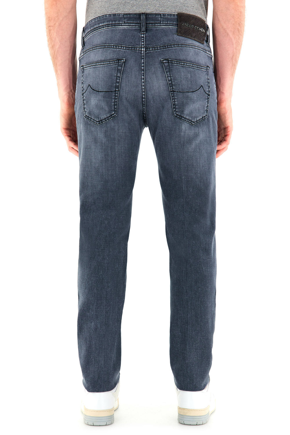 Graue Scott-Fit-Jeans