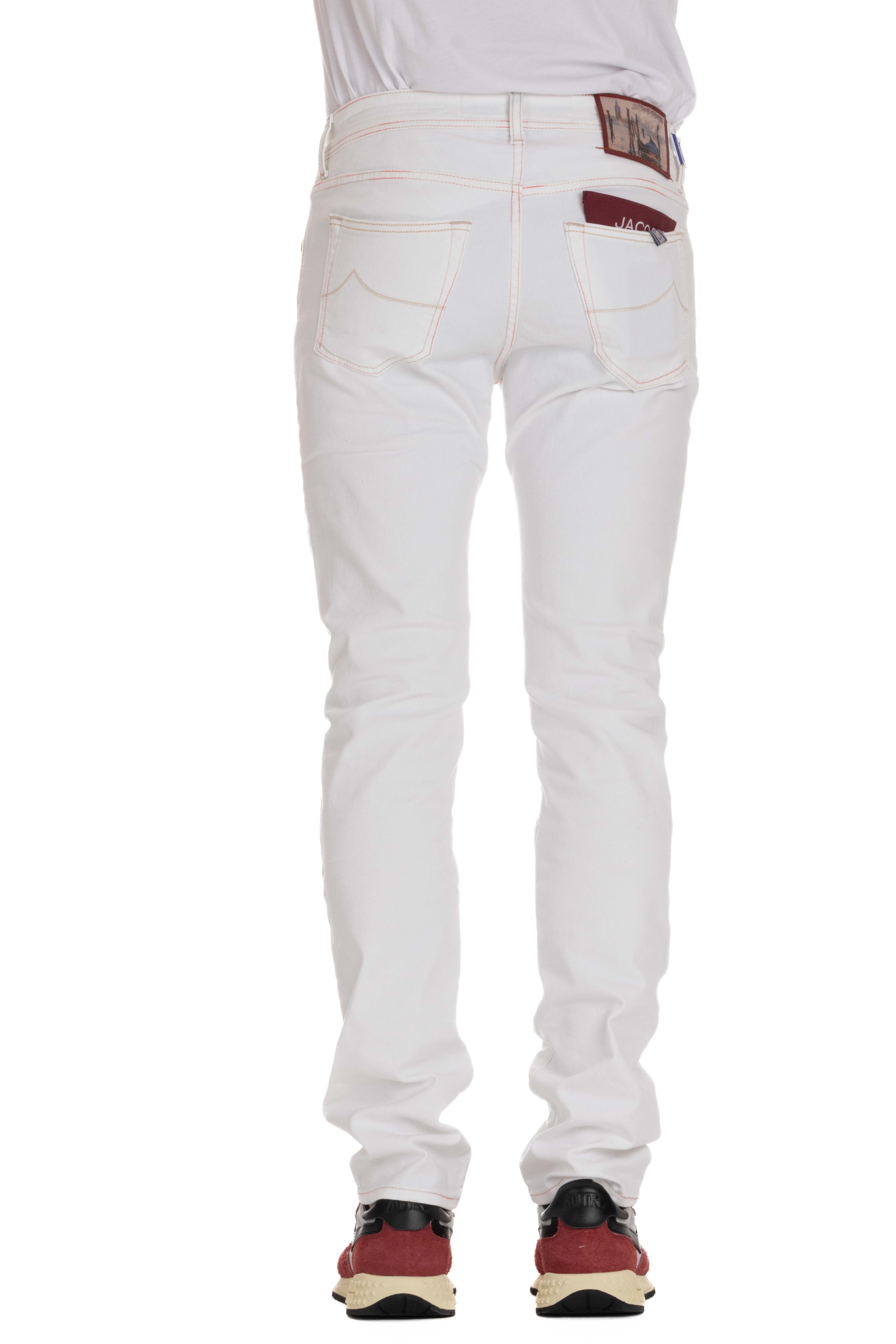 White bull jeans in Venice cotton mod. Bard