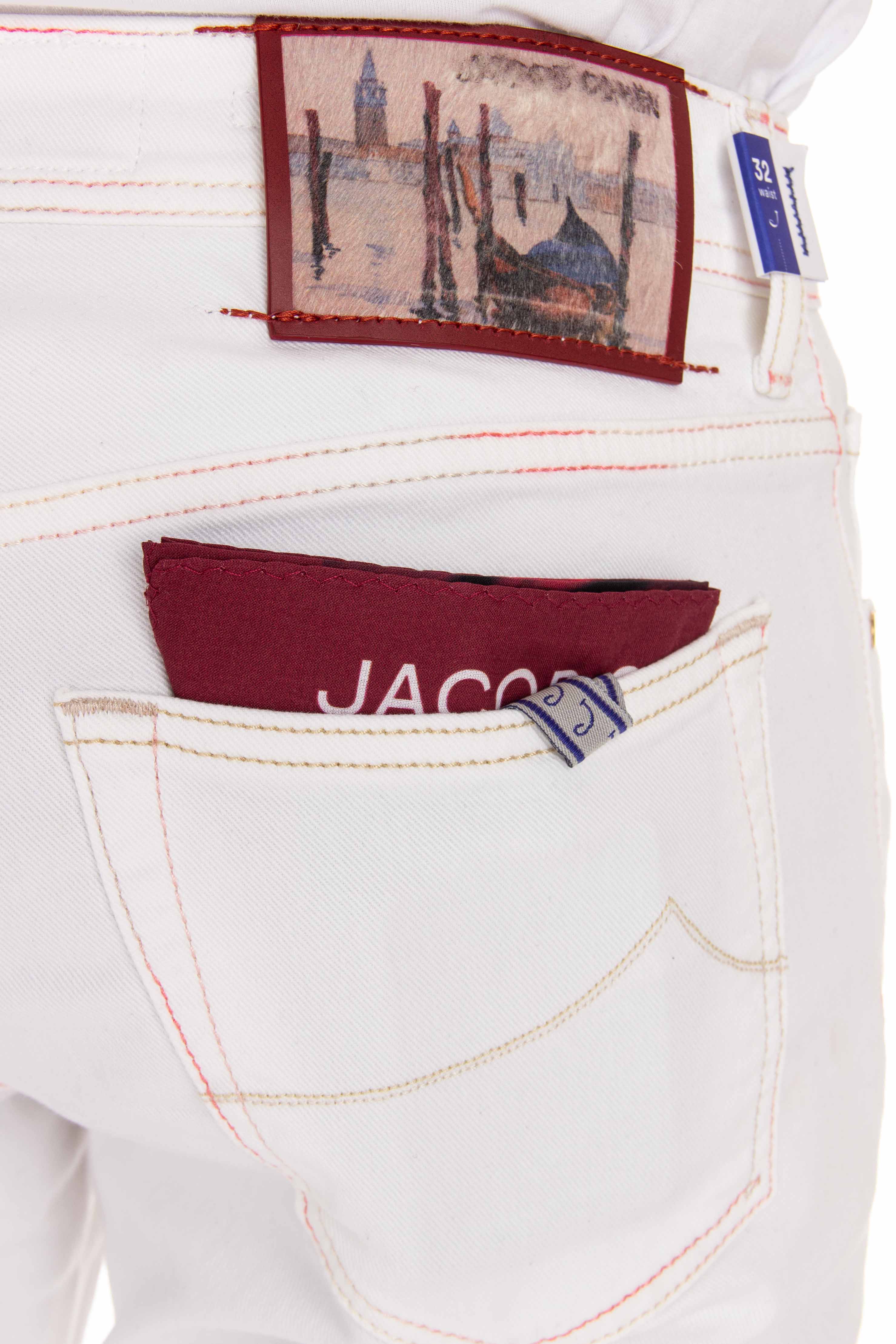 White bull jeans in Venice cotton mod. Bard