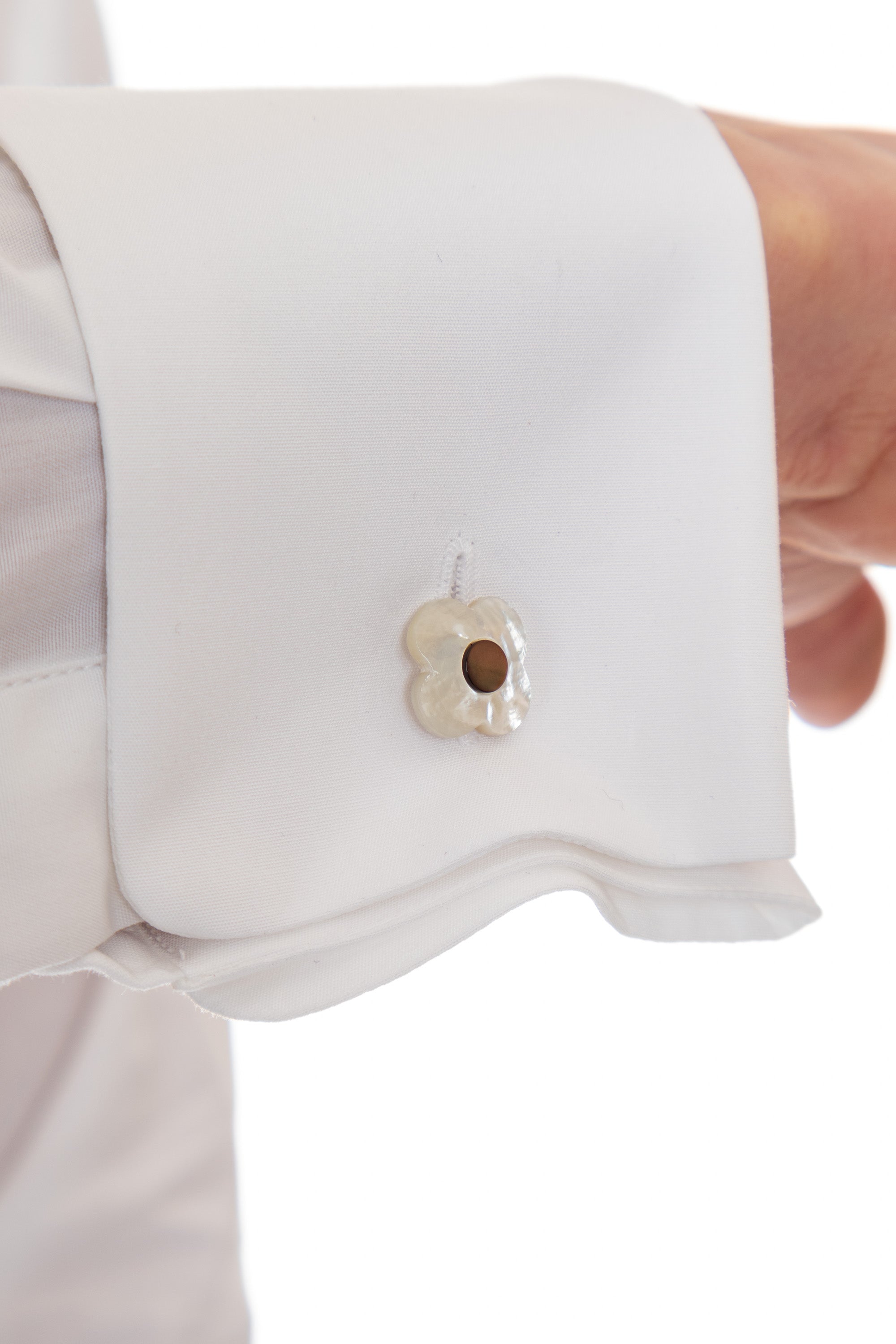 Lardini Camicia cerimonia con bottoni coperti EQASHER EQC1775 100 