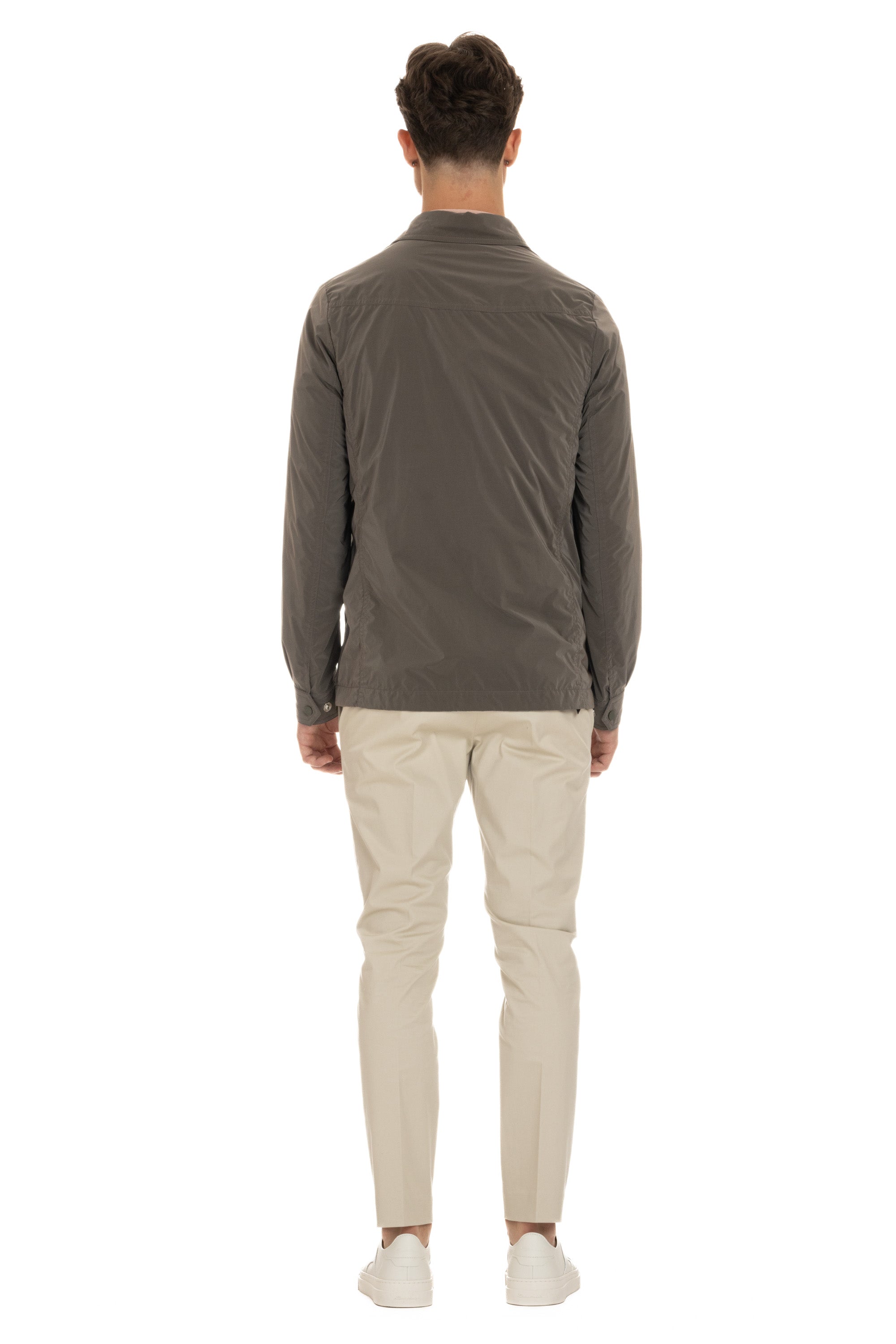 Superlight nylon shirt jacket