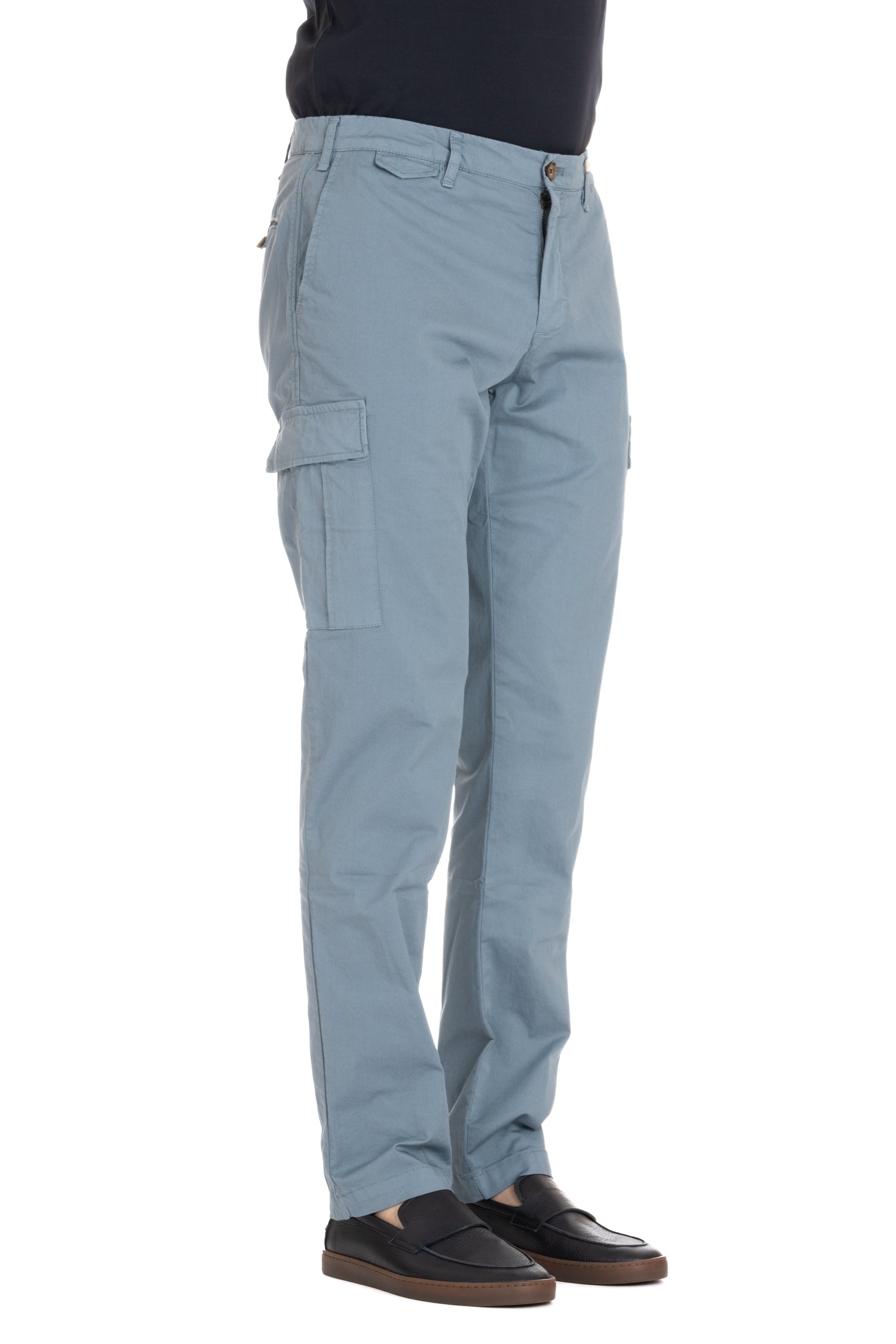 Pantalon cargo en coton délavé mod. Giove