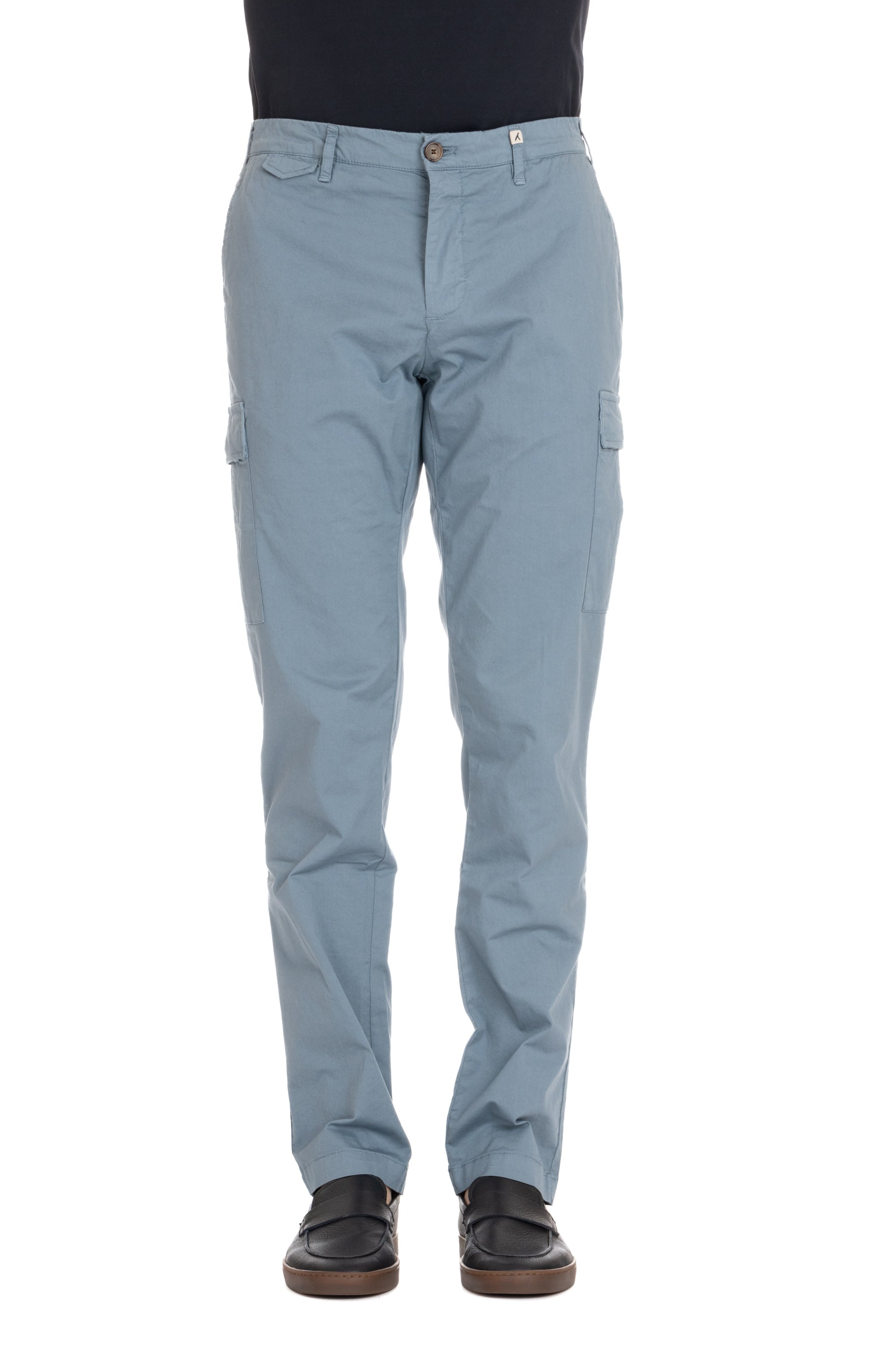 Pantalone cargo in cotone delavè mod. Giove