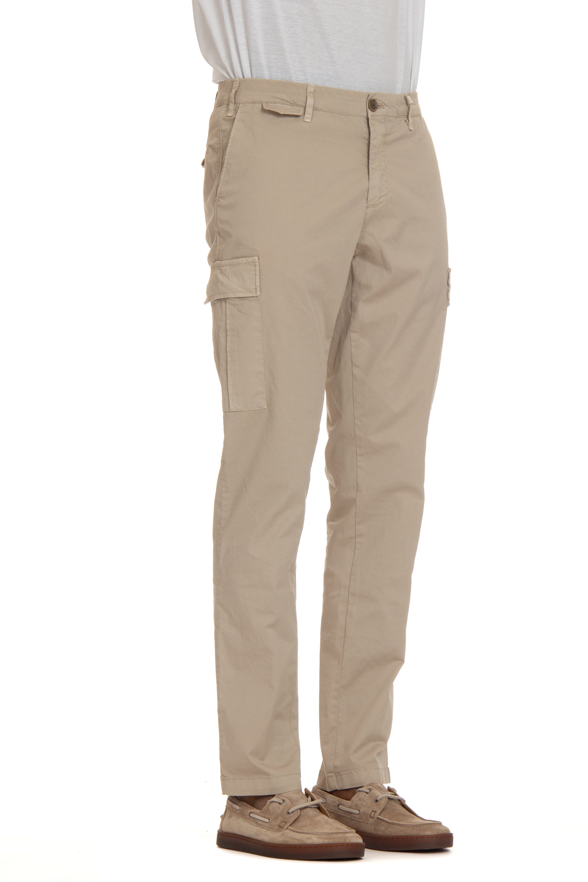 Cargo trousers in faded cotton mod. Jupiter