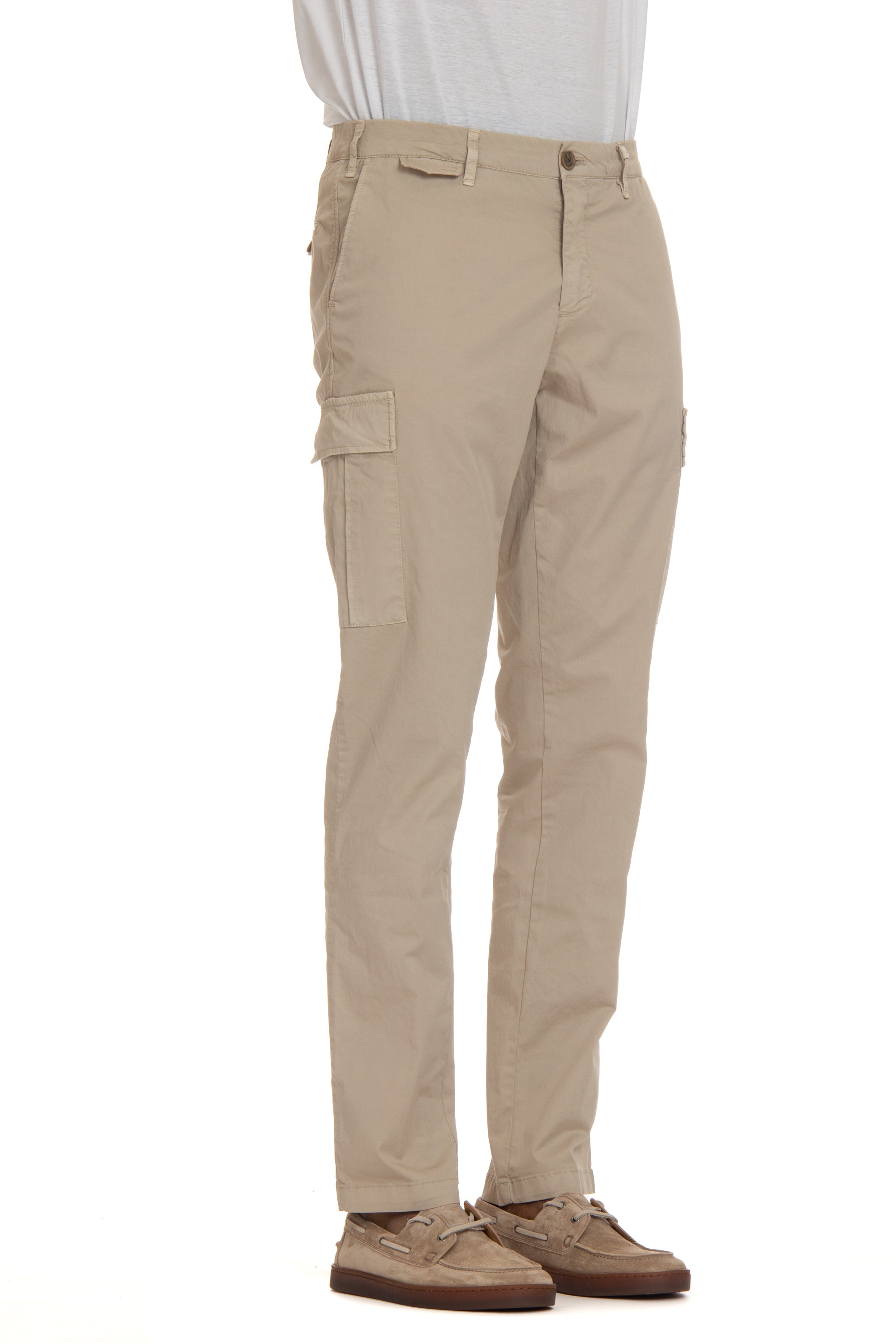 Pantalon cargo en coton délavé mod. Giove