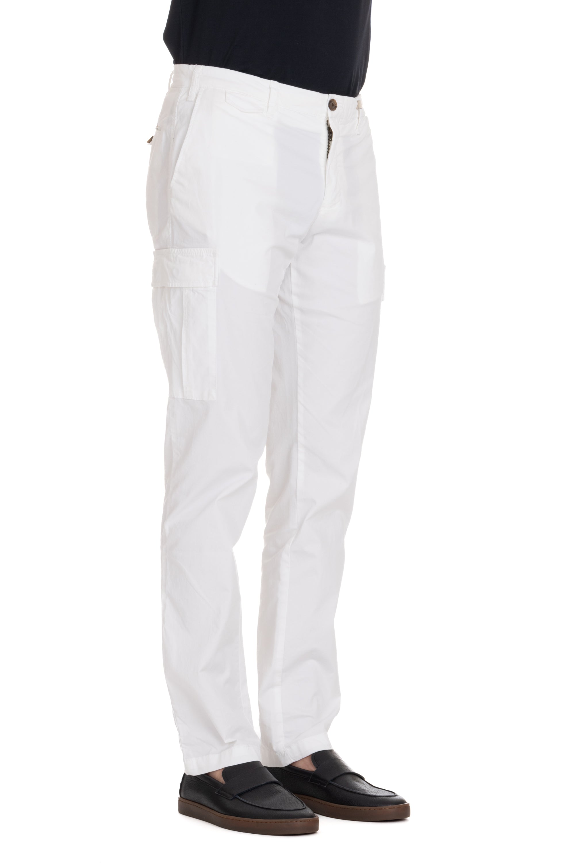 Pantalone cargo in cotone delavè mod. Giove