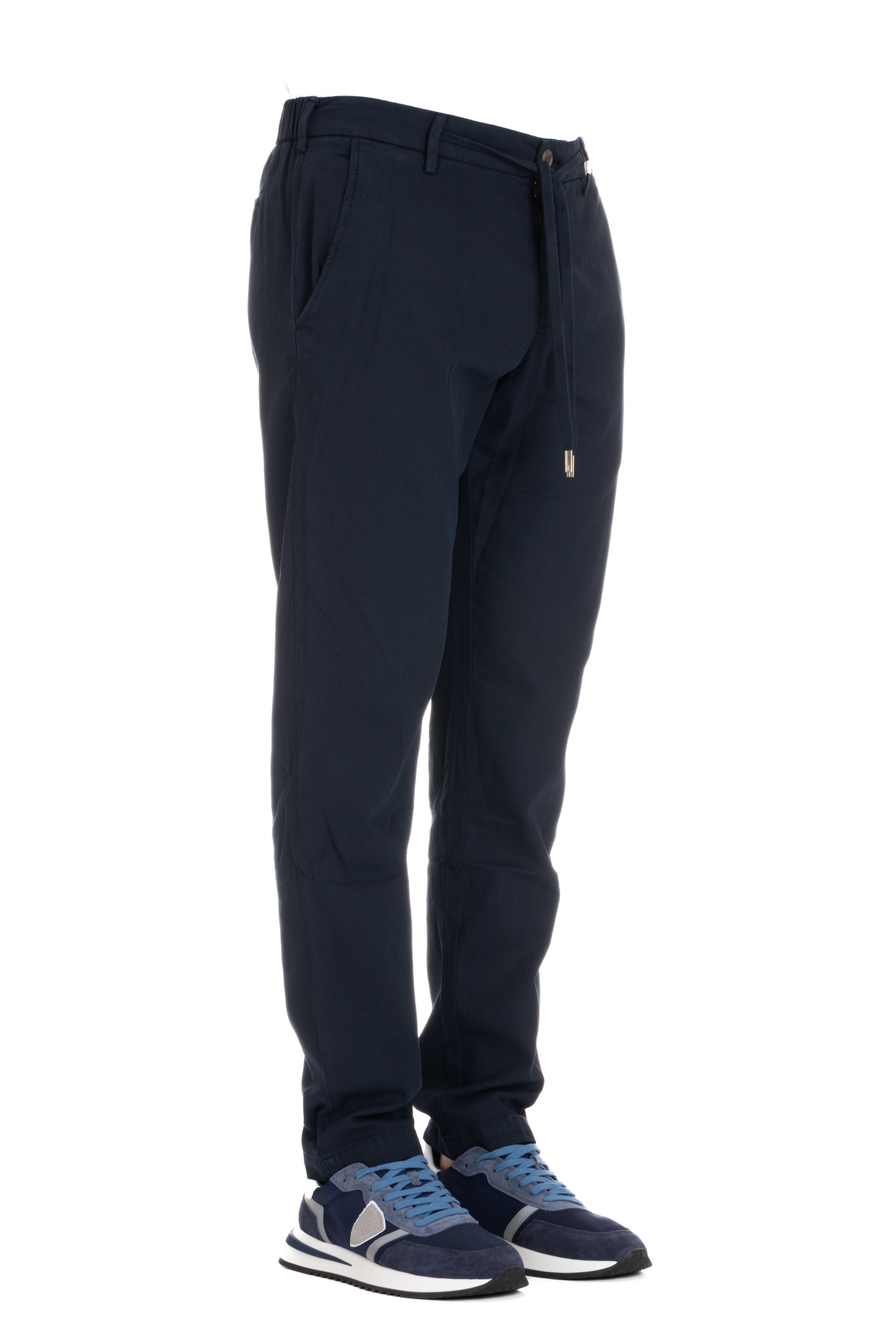 Ice cotton trousers with drawstring