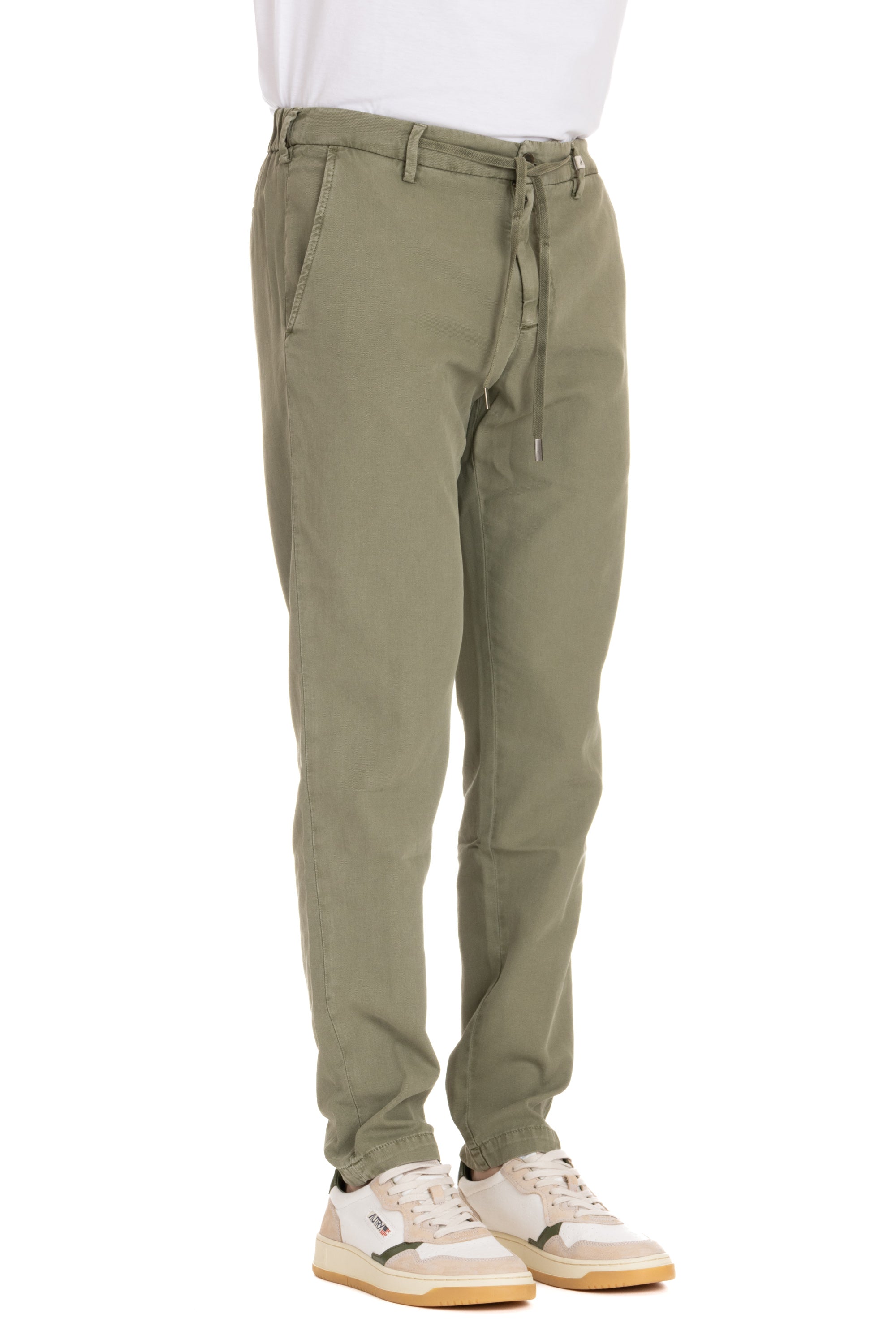 Ice cotton trousers with drawstring