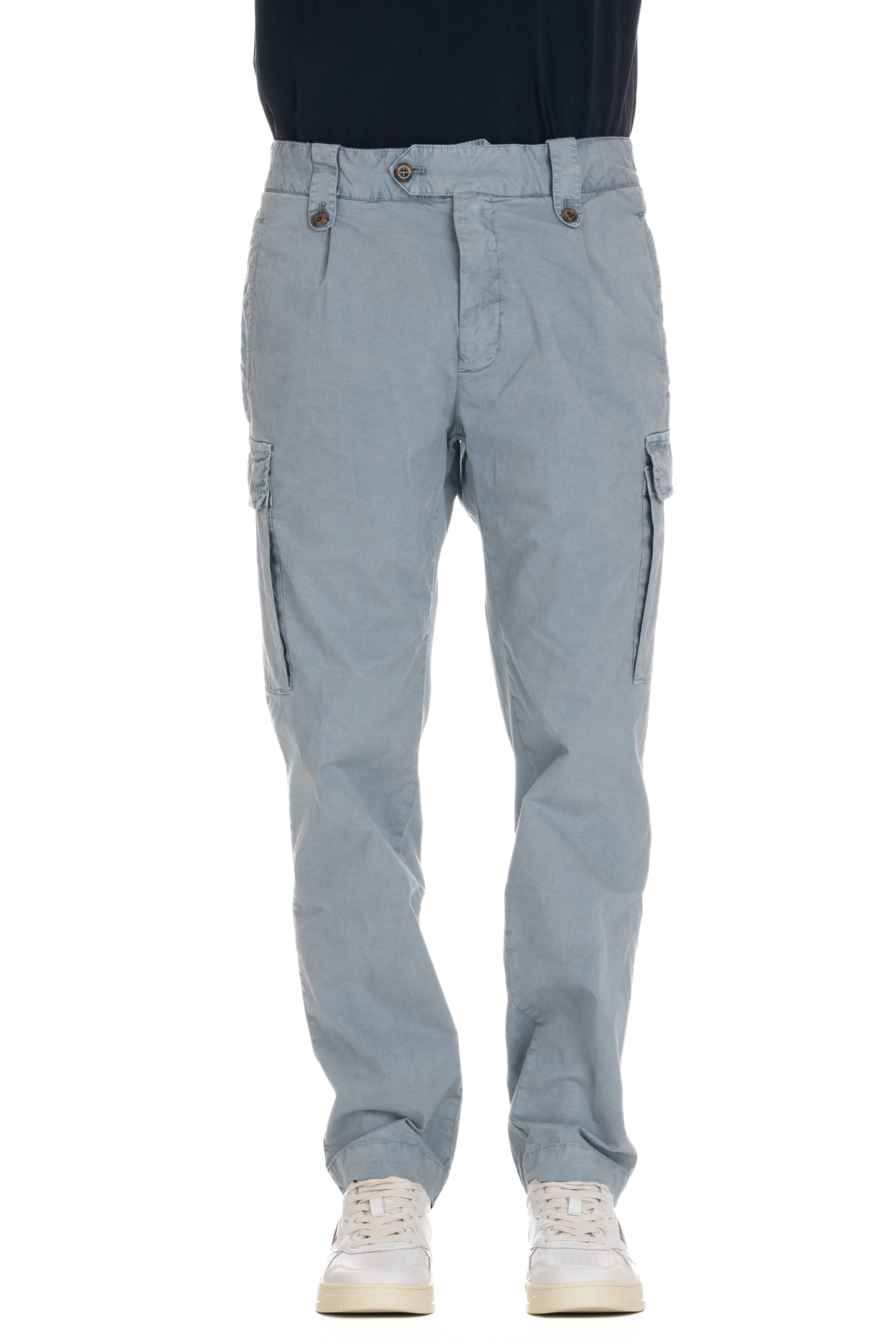 Archive cargo trousers in faded cotton mod. Ares