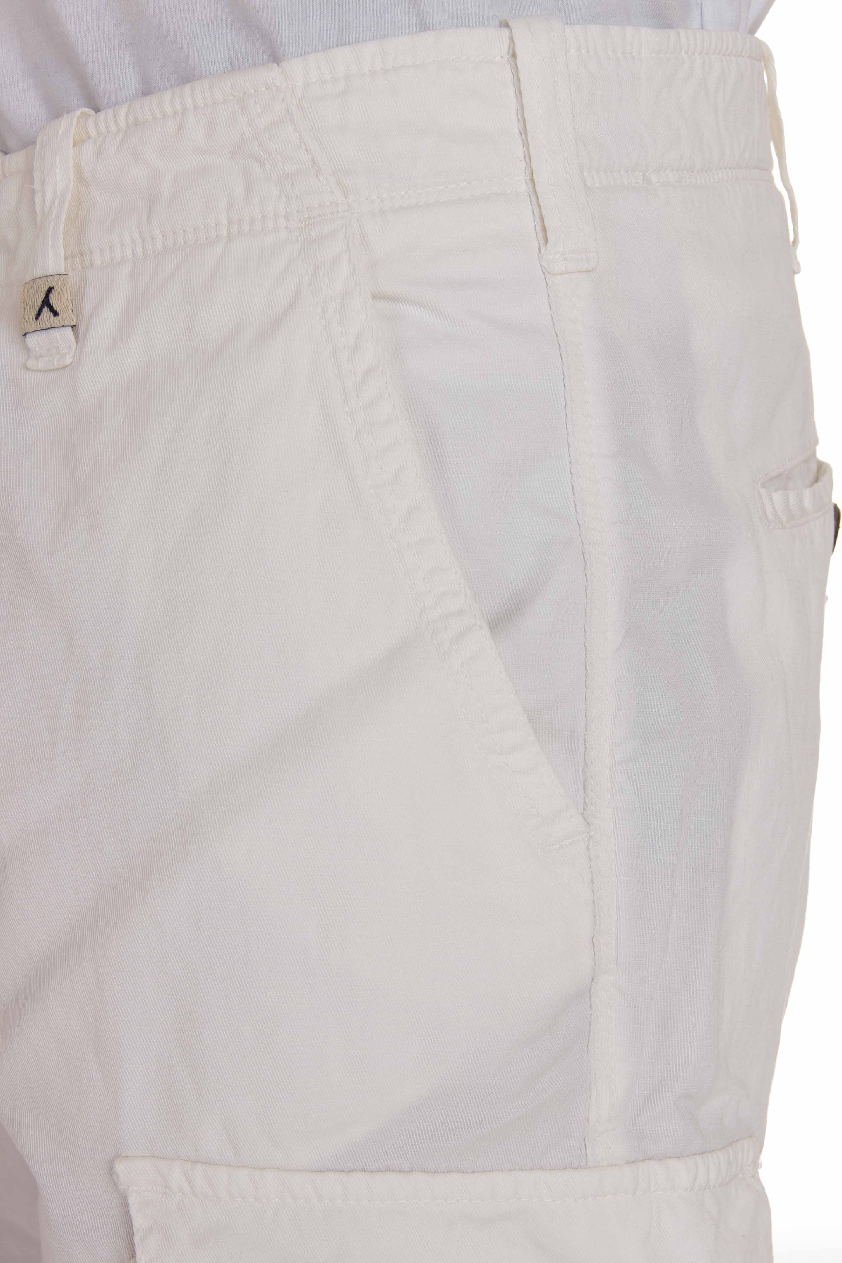 Comfort cotton-linen Bermuda shorts