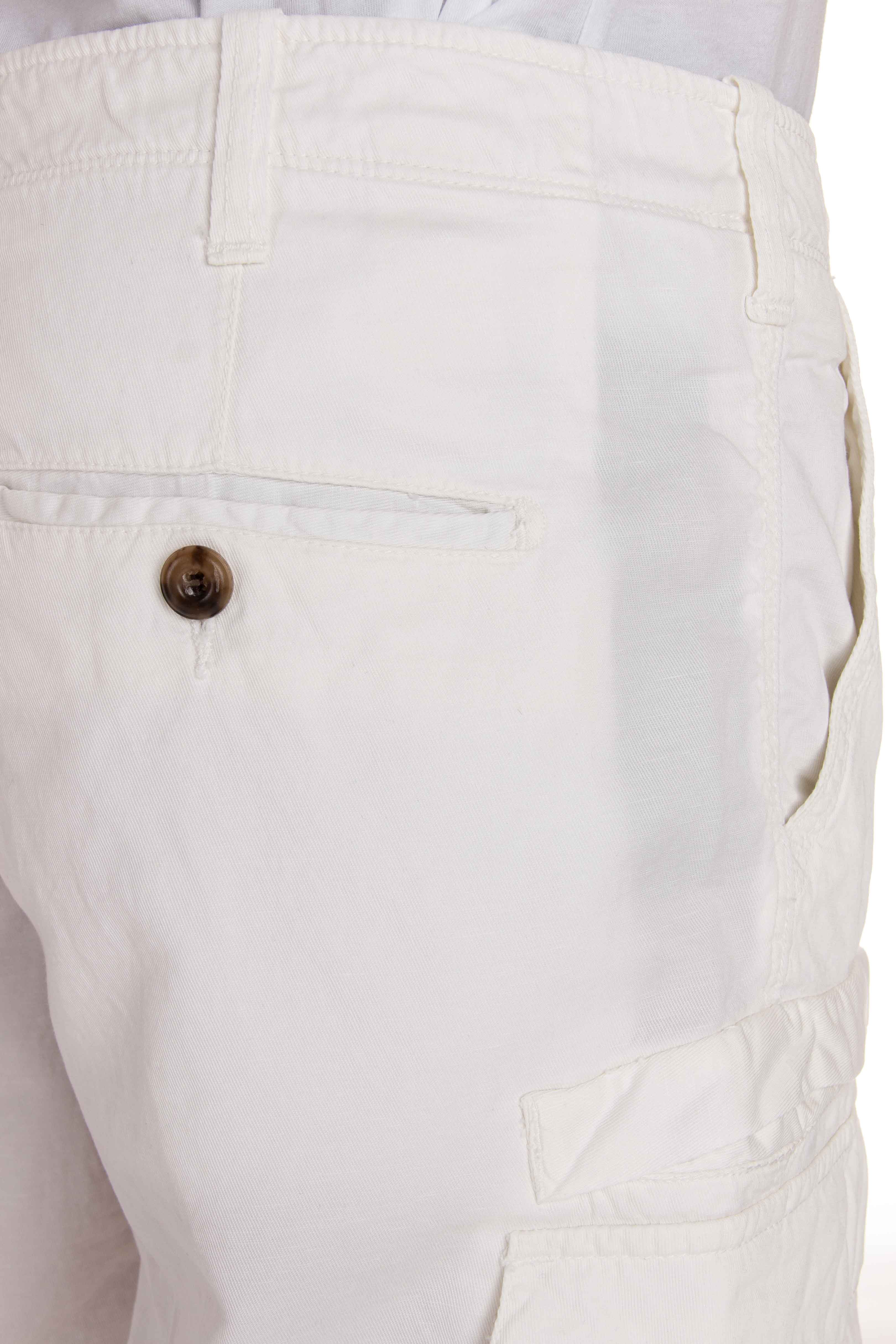 Comfort cotton-linen Bermuda shorts