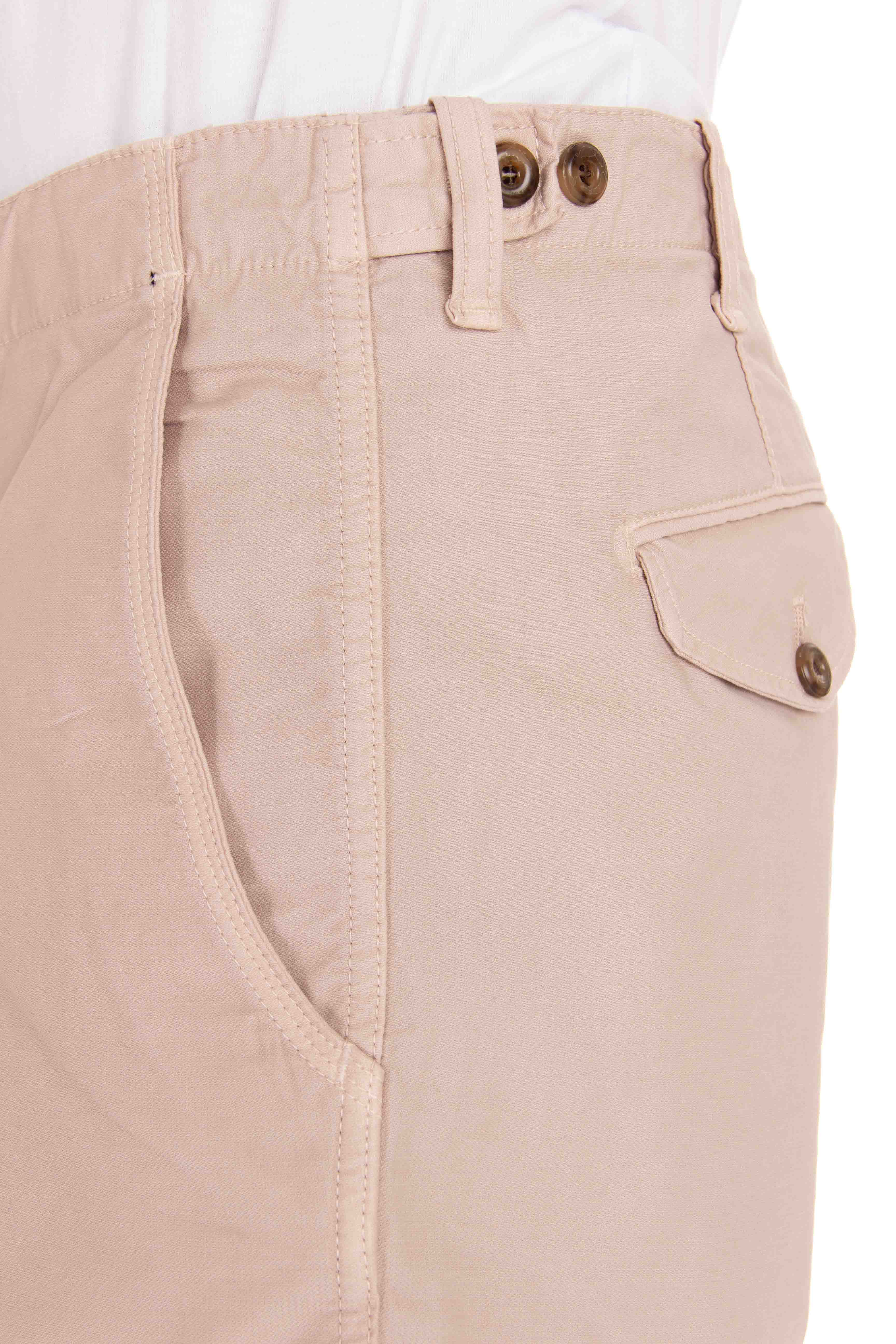 Bermuda shorts in woven cotton