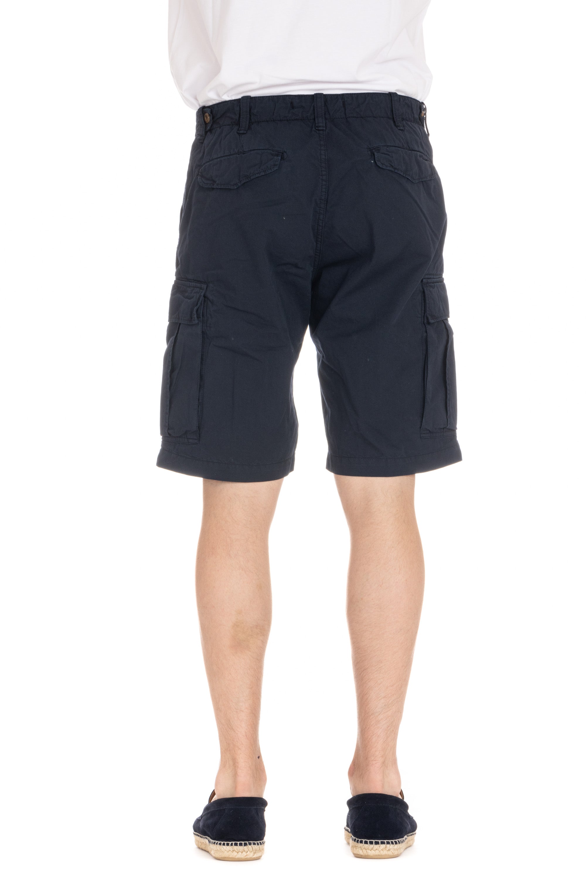 Khaki cotton Bermuda shorts mod. Ares