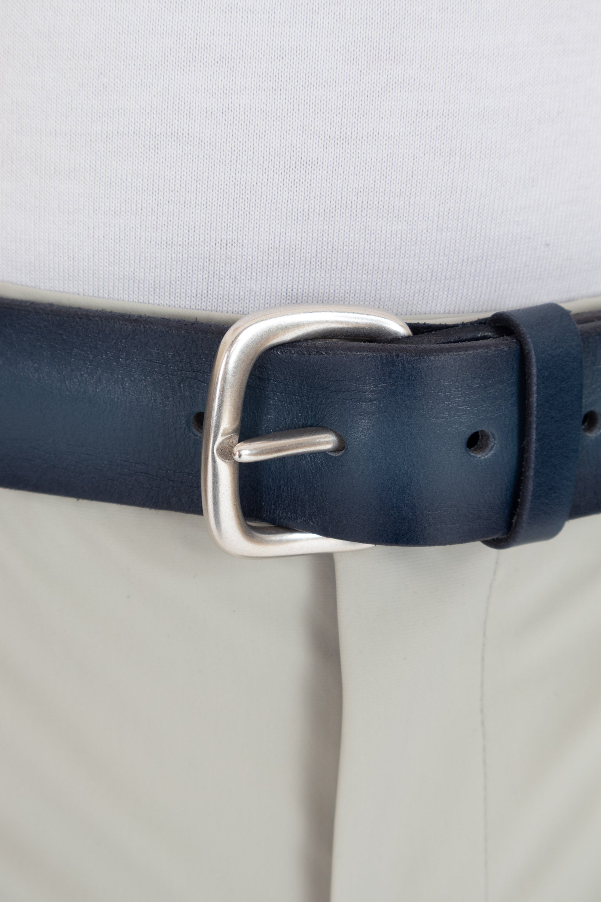 Faded leather belt