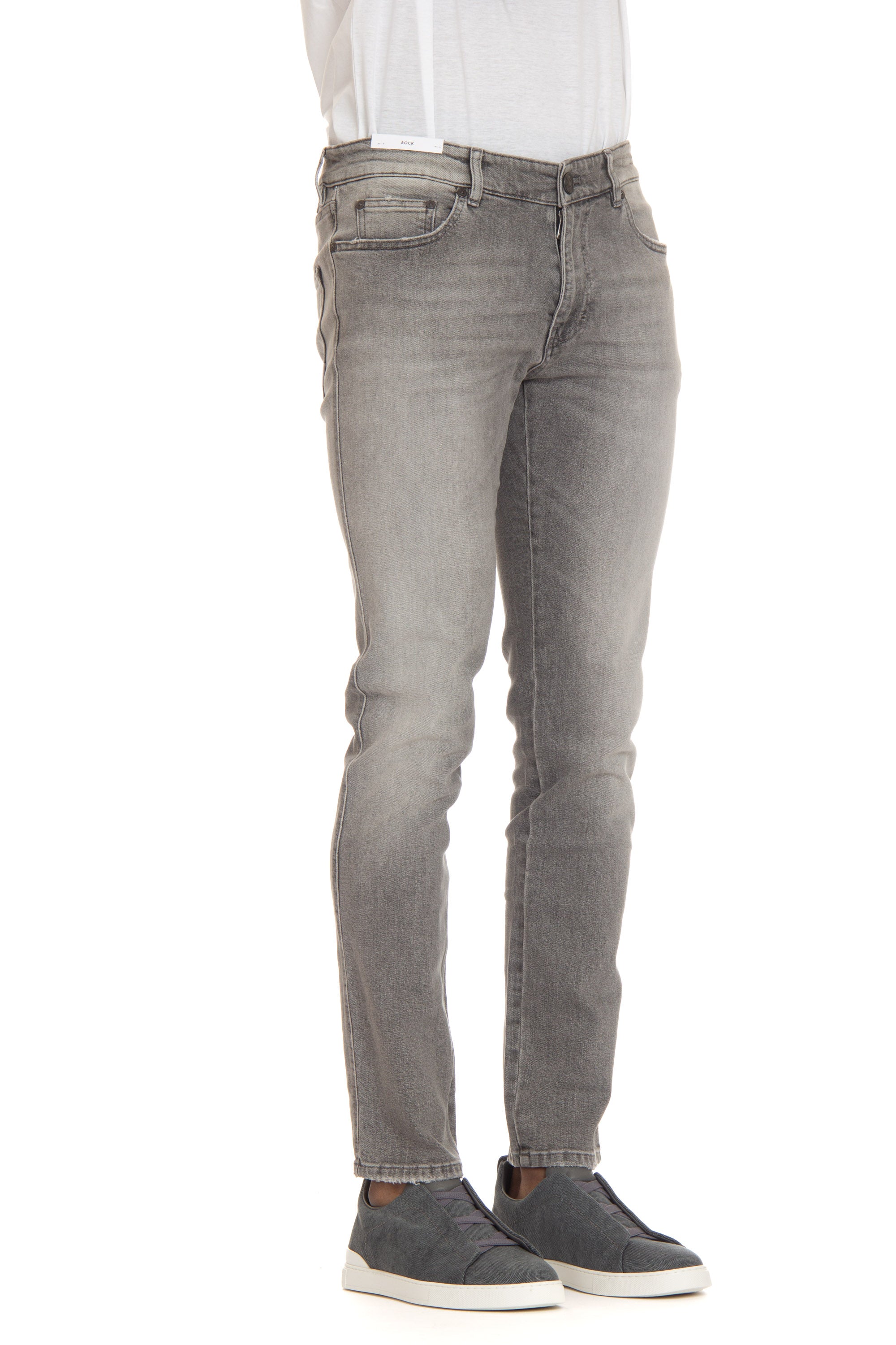 Rock fit gray jeans