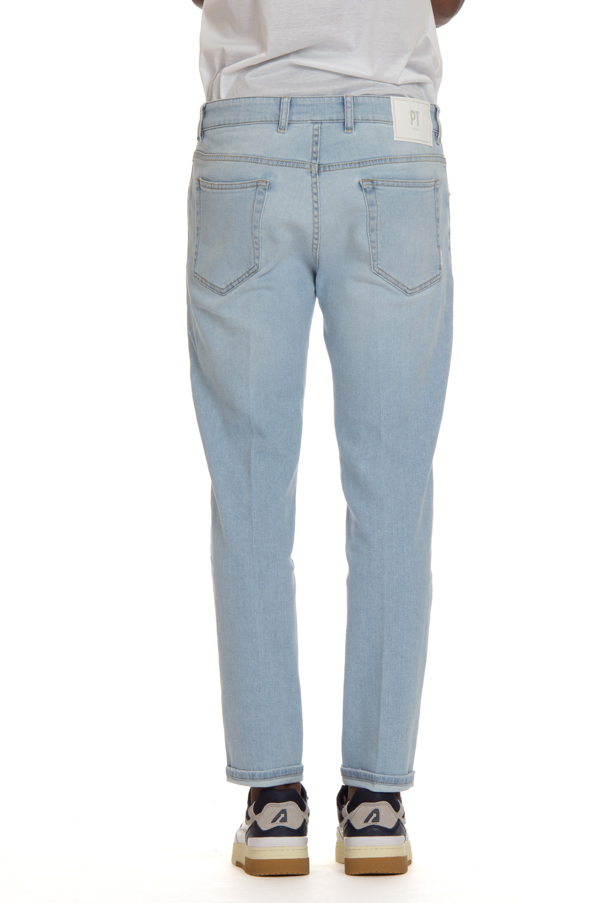 Reggae-Fit-Denimjeans in heller Waschung